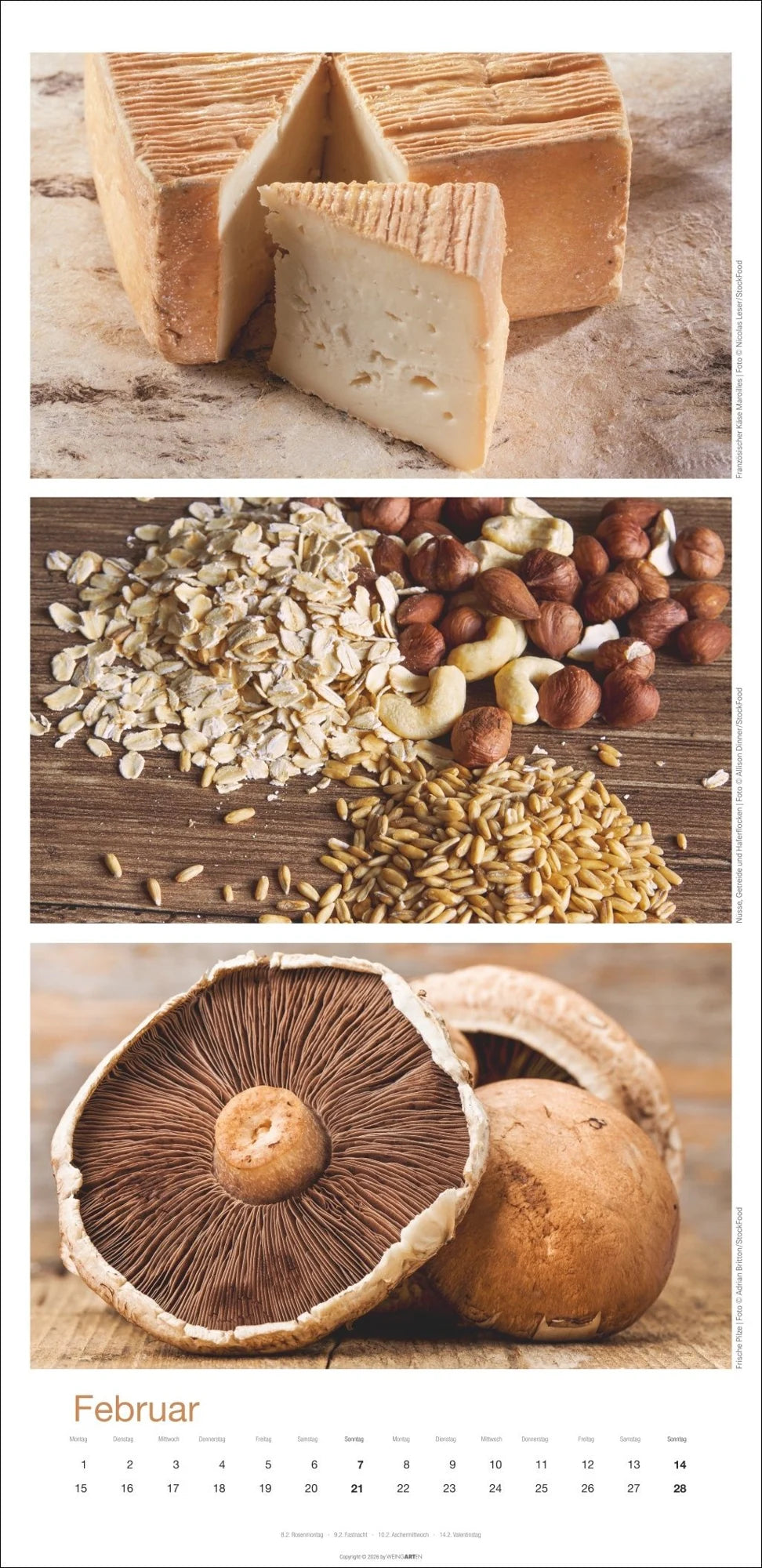 Colours of Food Kalender 2027 – Ansicht