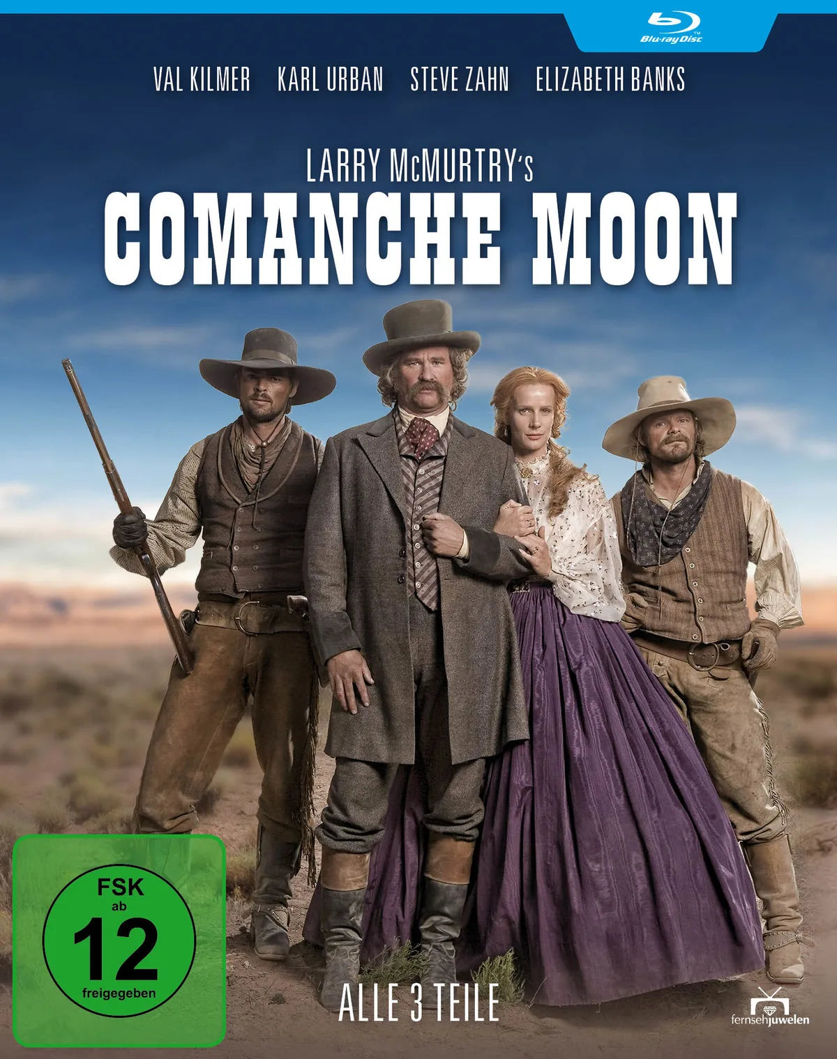 Comanche Moon - Alle 3 Teile - Blu-ray Disc