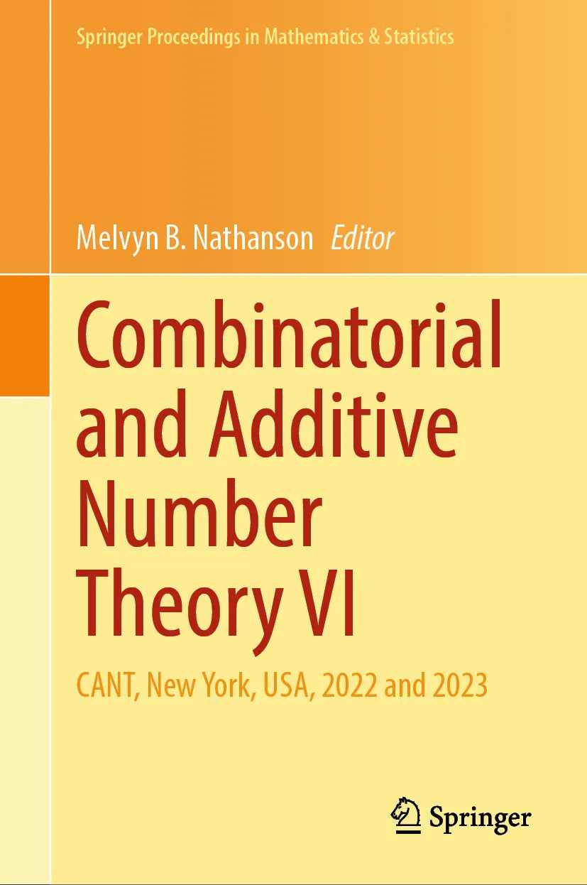 Cover: Combinatorial and Additive Number Theory VI (E-Book)