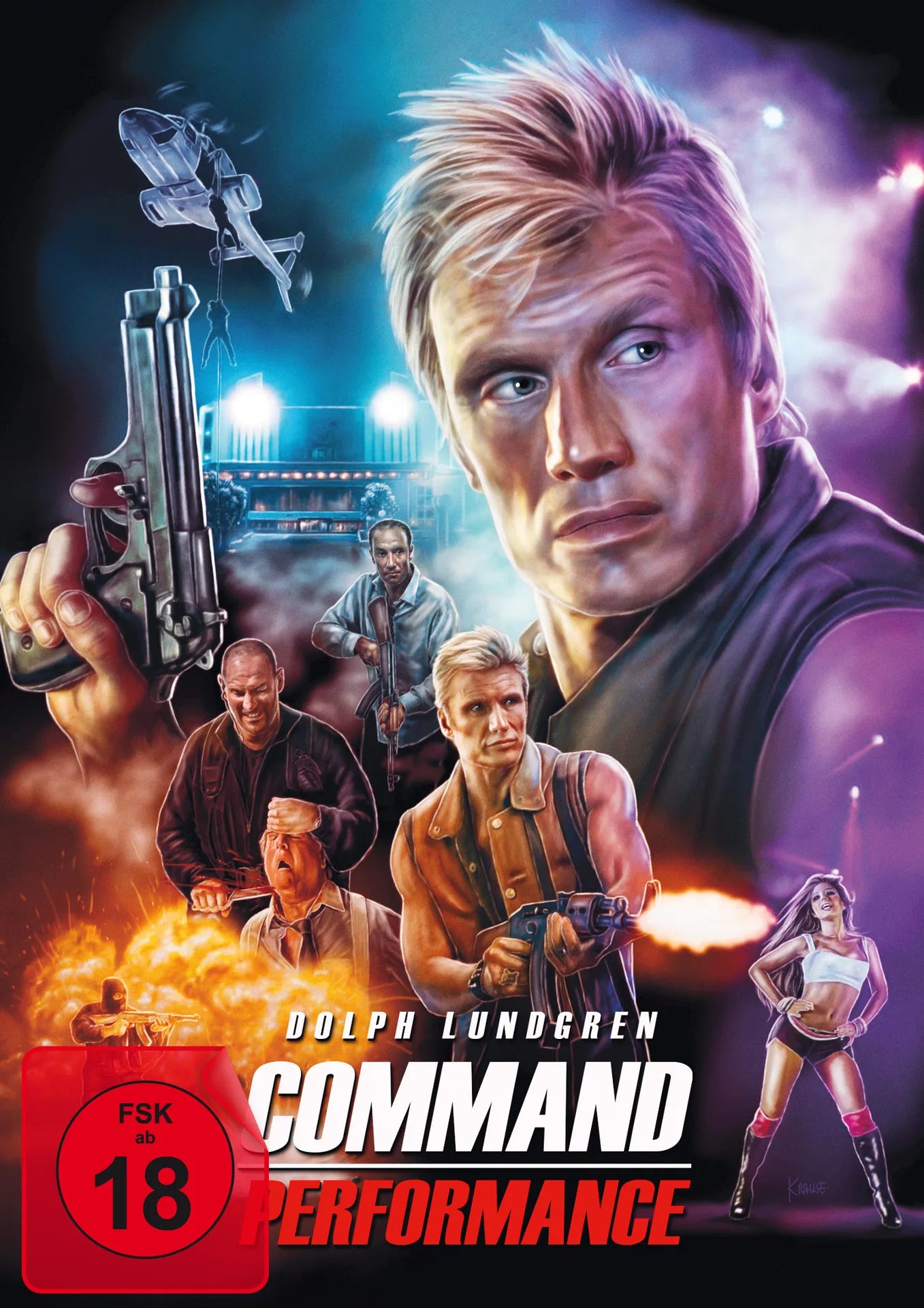 DVD-Cover: Command Performance (uncut) DVD. Regie: Dolph Lundgren