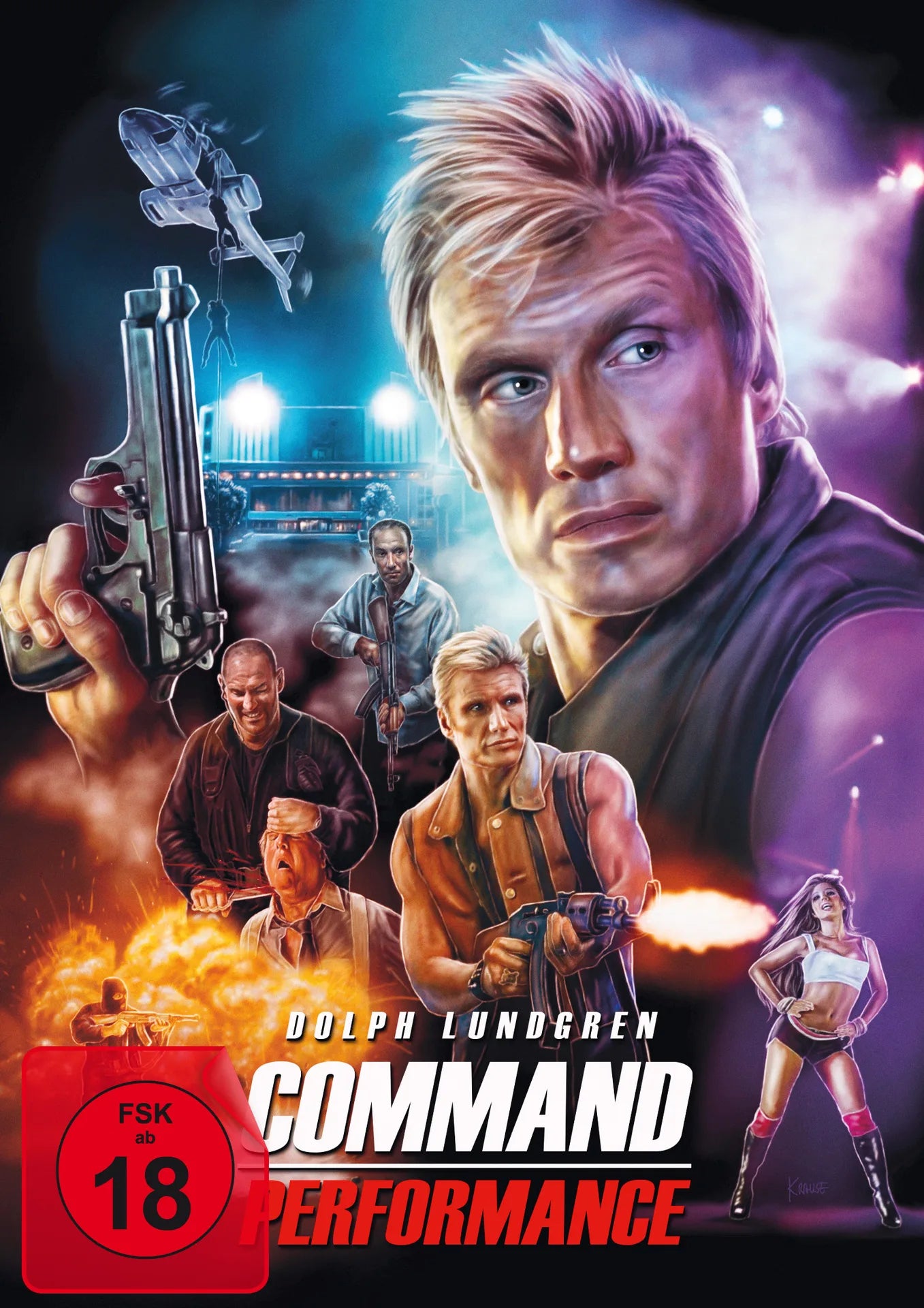 DVD-Cover: Command Performance (uncut) DVD. Regie: Dolph Lundgren