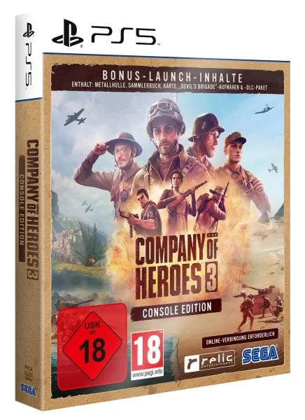 Company of Heroes 3 - Launch Edition (Metal Case - Playstation 5