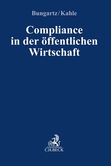 Buchcover von 'Compliance in der öffentlichen Wirtschaft' - Taschenbuch von Oliver Bungartz