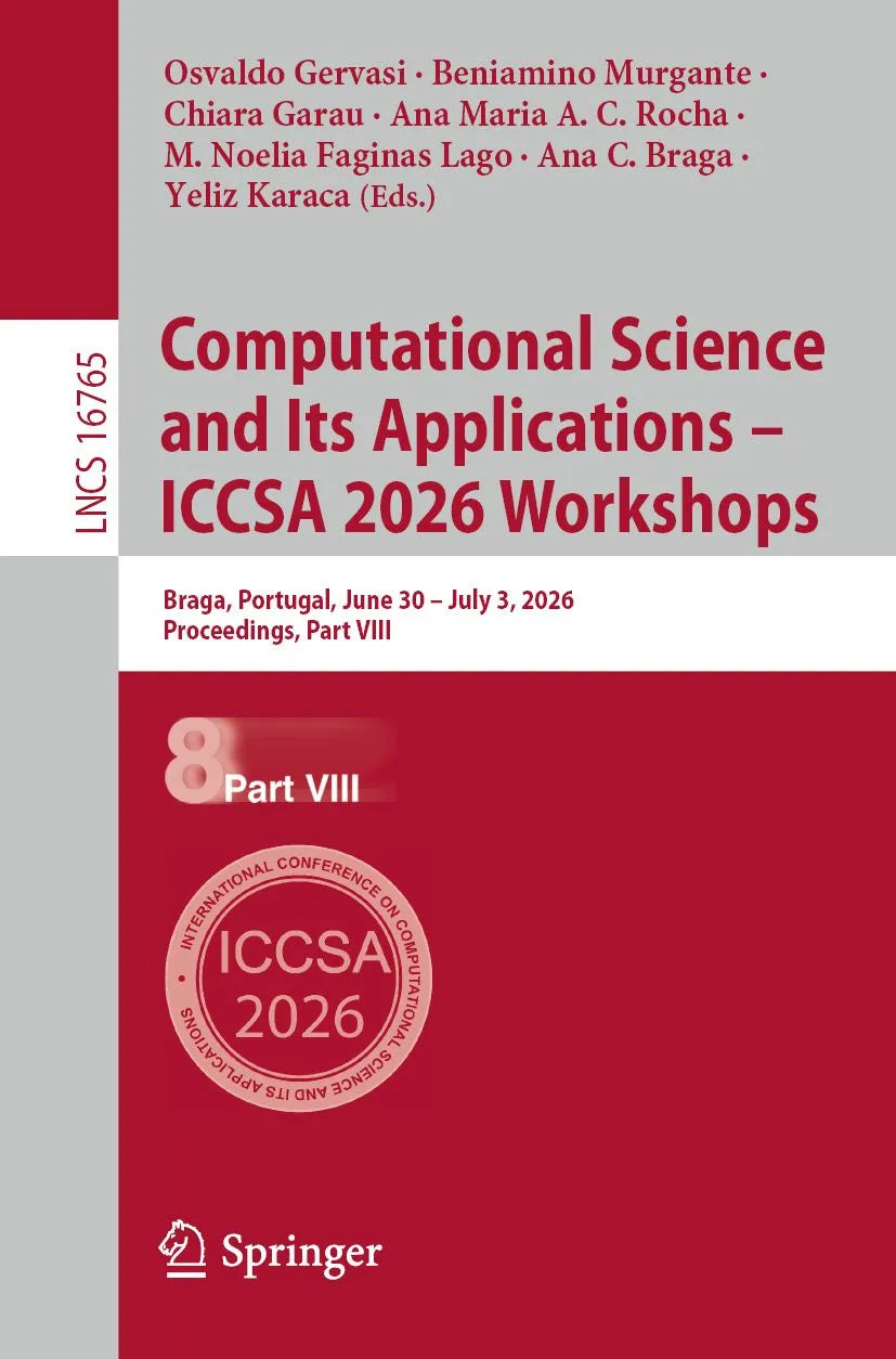 Cover: Computational Science and Its Applications - ICCSA 2026 Workshops (E-Book) von Osvaldo Gervasi