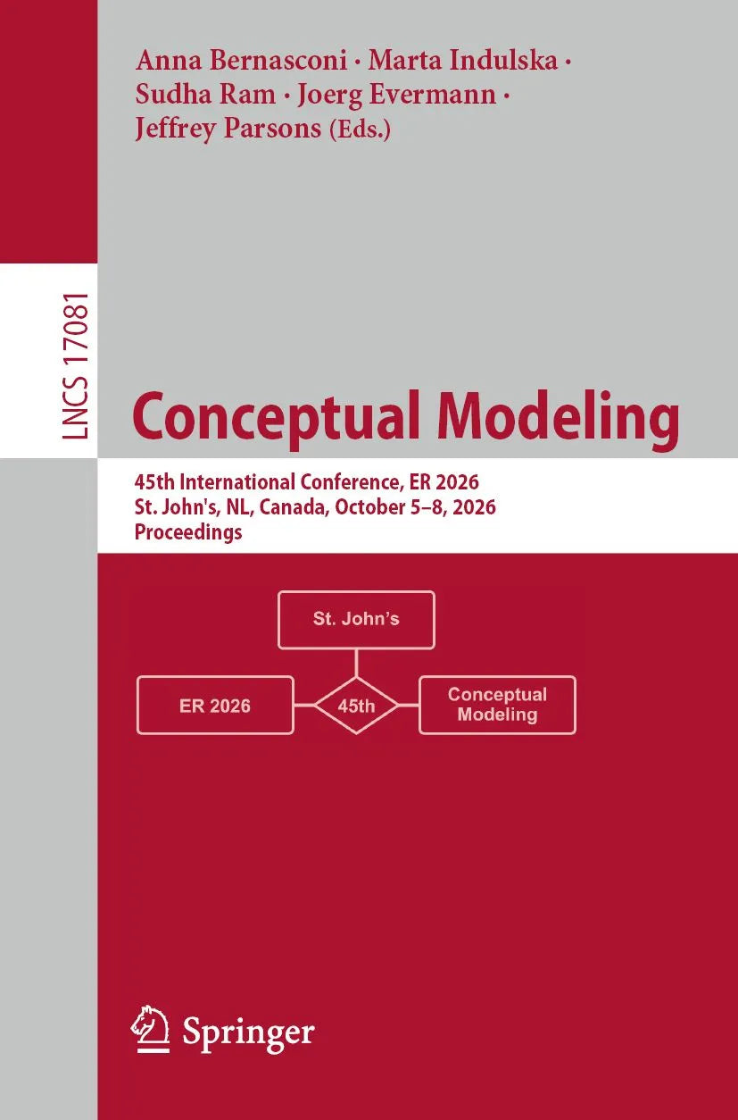 Cover: Conceptual Modeling (E-Book) von Anna Bernasconi