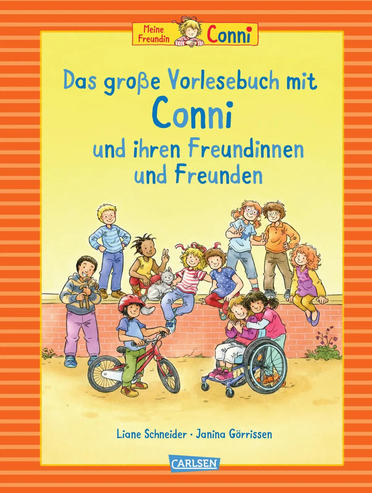 Cover: Conni-Bilderbuch-Sammelband: Das große Vorlesebuch mit Conni und ihren Freundinnen und Freunden (Hardcover) von Liane Schneider