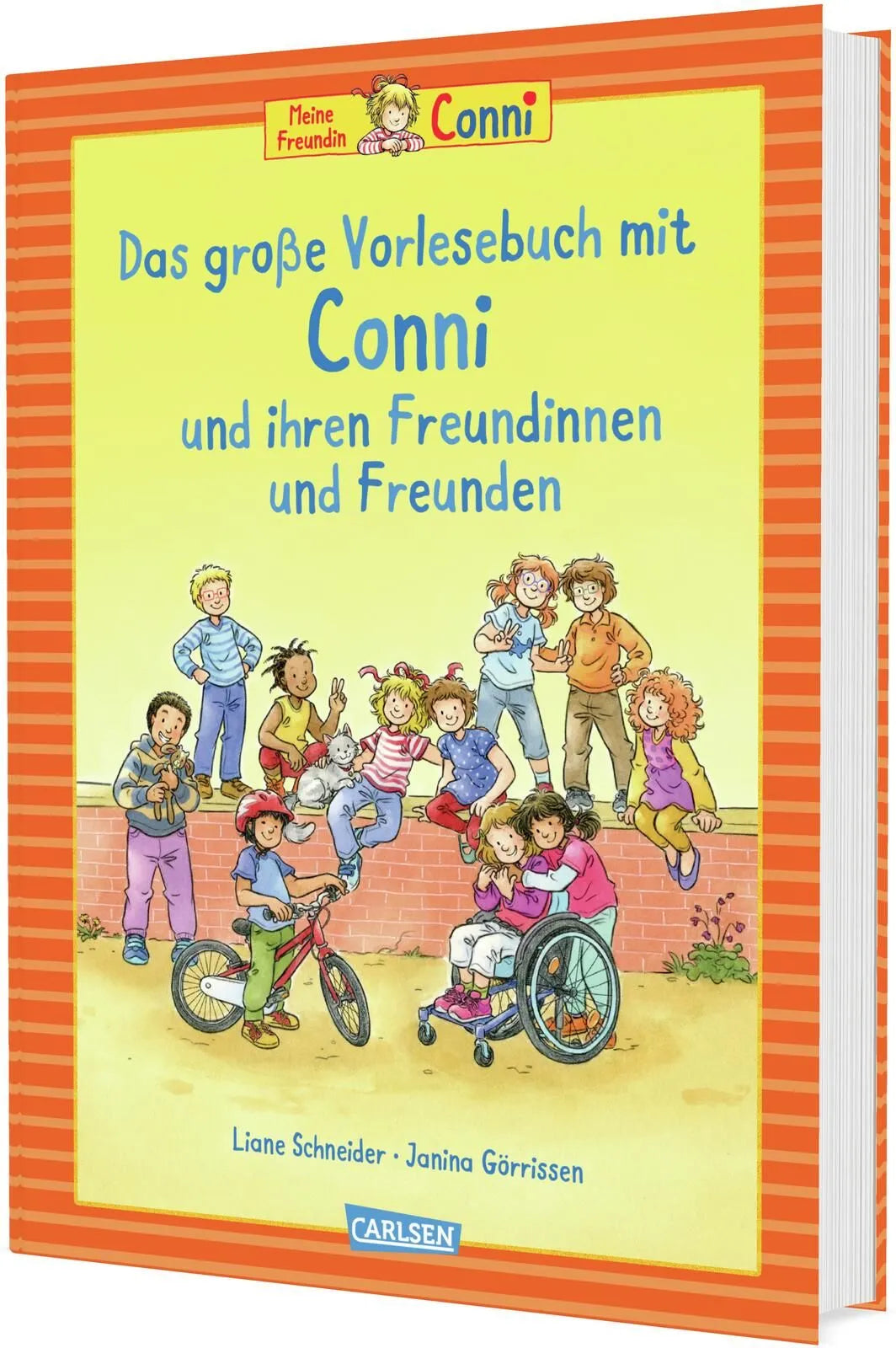 Cover: Conni-Bilderbuch-Sammelband: Das große Vorlesebuch mit Conni und ihren Freundinnen und Freunden (Hardcover) von Liane Schneider