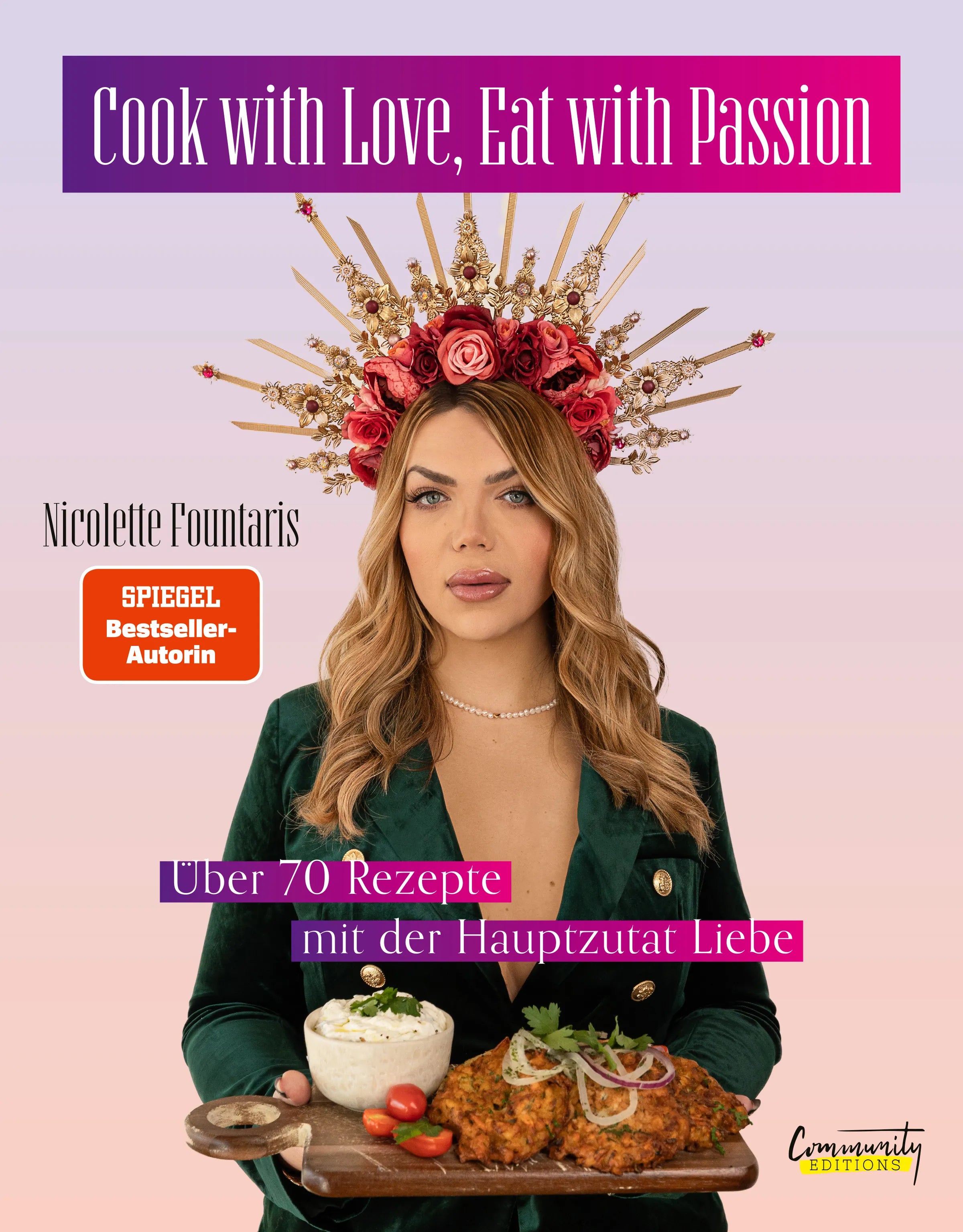 Cover: Cook with Love, Eat with Passion (E-Book) von Mademoiselle Nicolette
