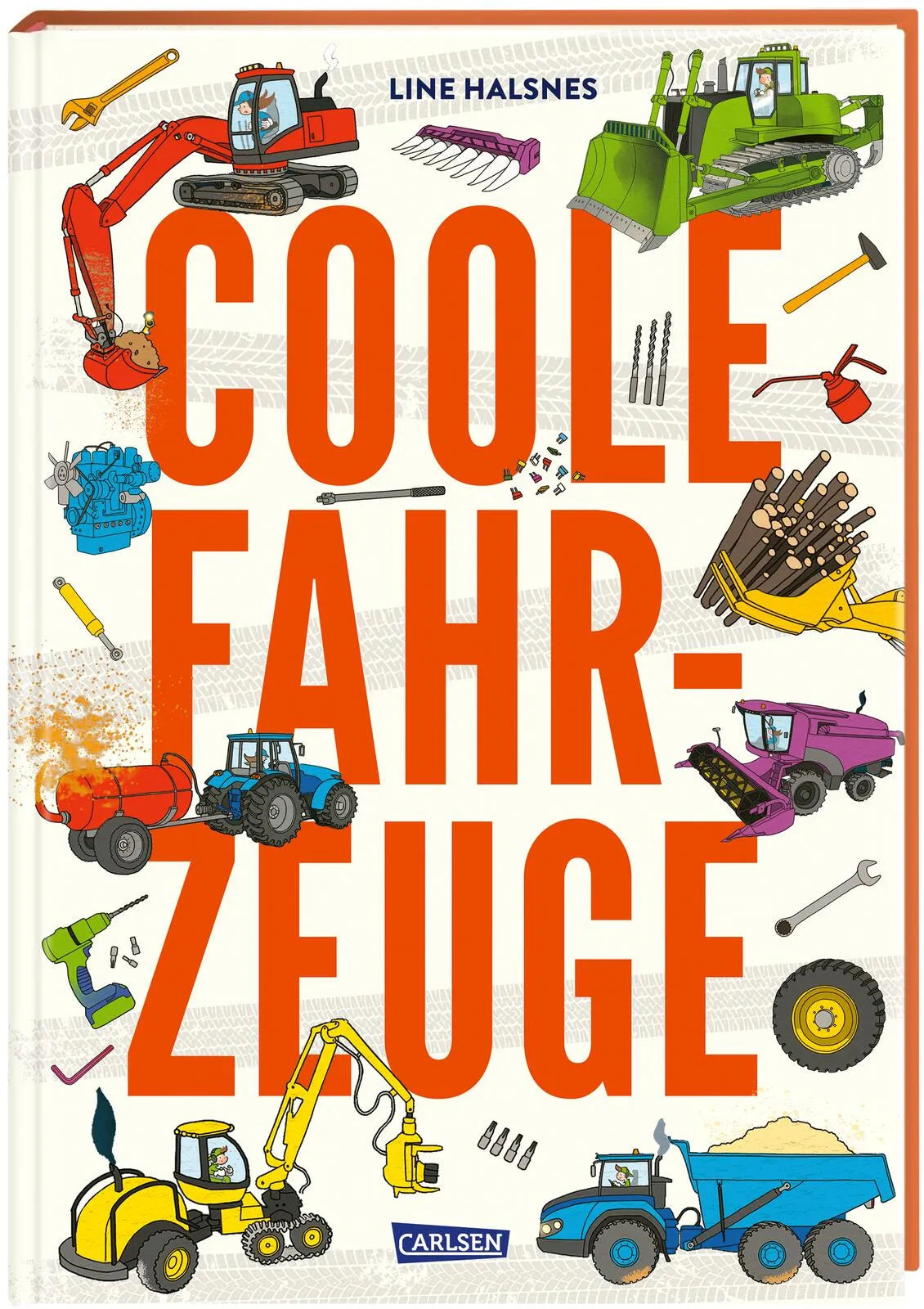 Buchcover von 'Coole Fahrzeuge' - Gebundene Ausgabe von Line Halsnes
