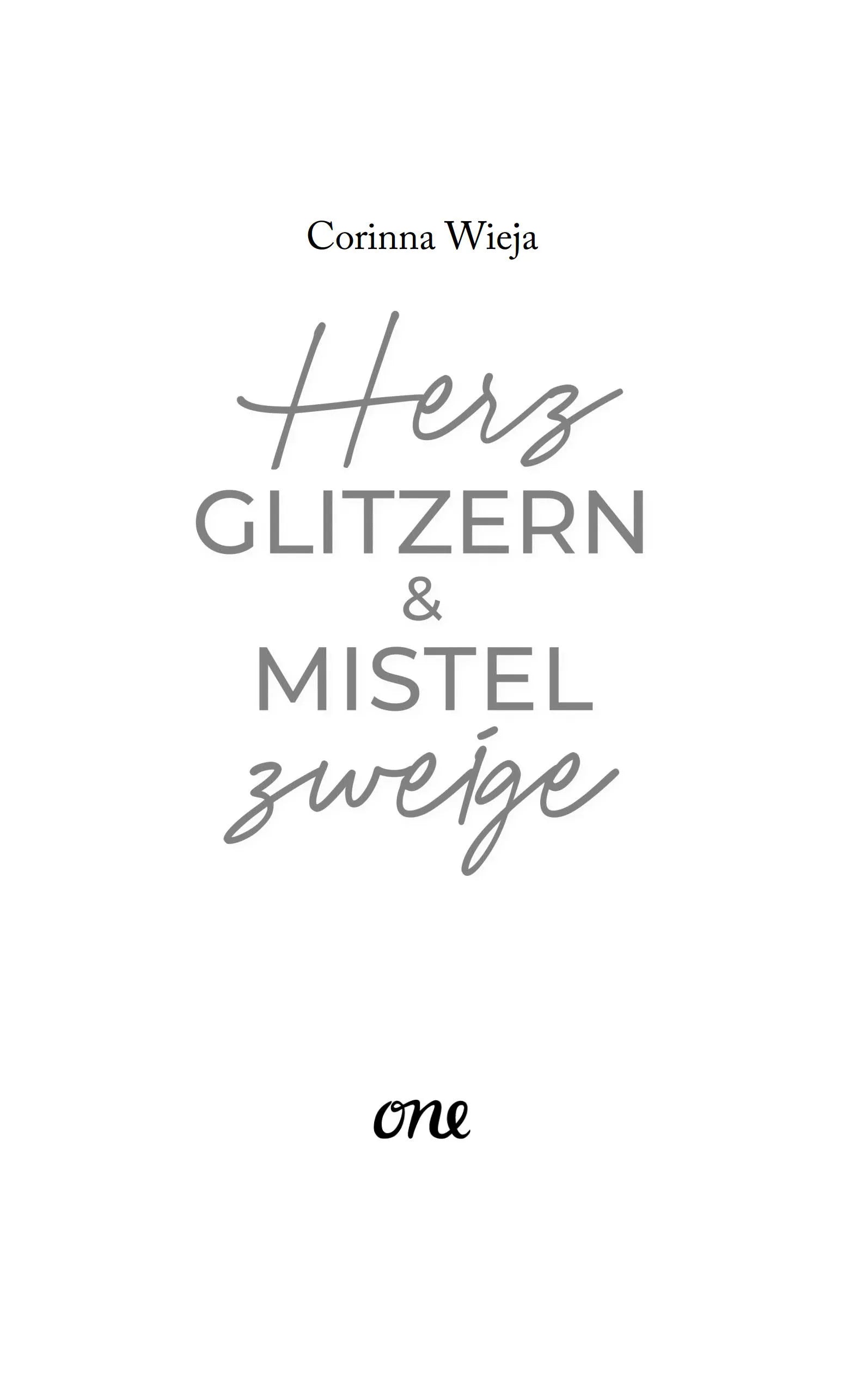 Produktansicht: Herzglitzern und Mistelzweige (Paperback)