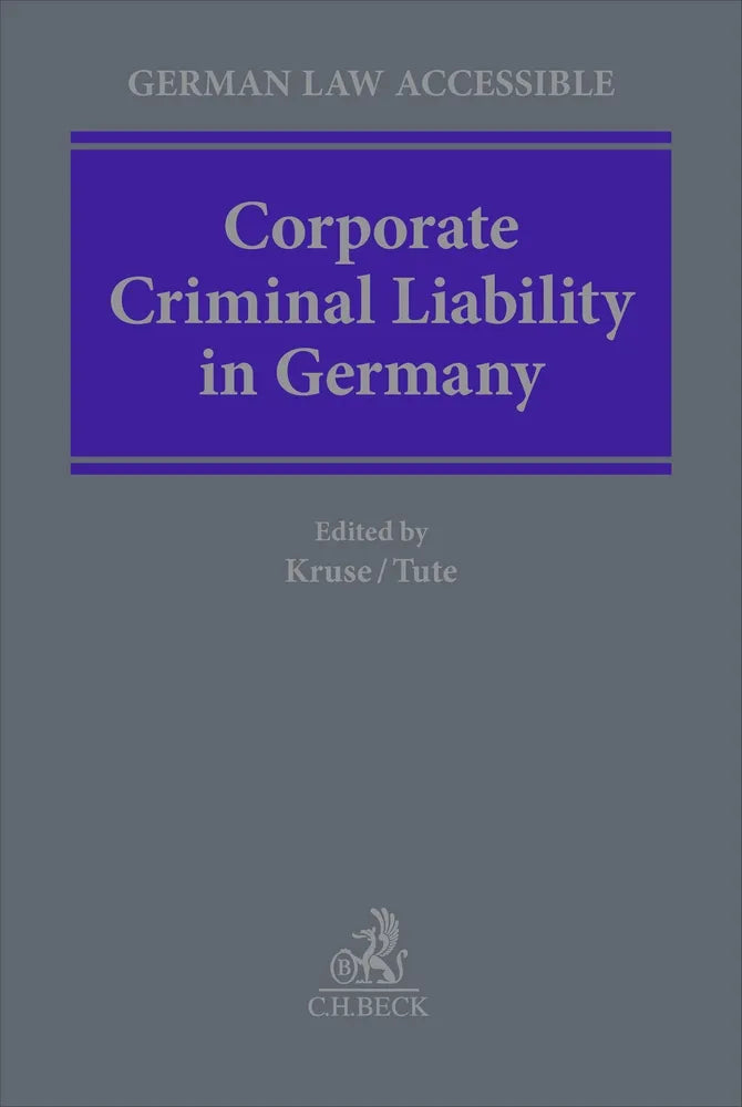 Cover: Corporate Criminal Liability in Germany (E-Book)