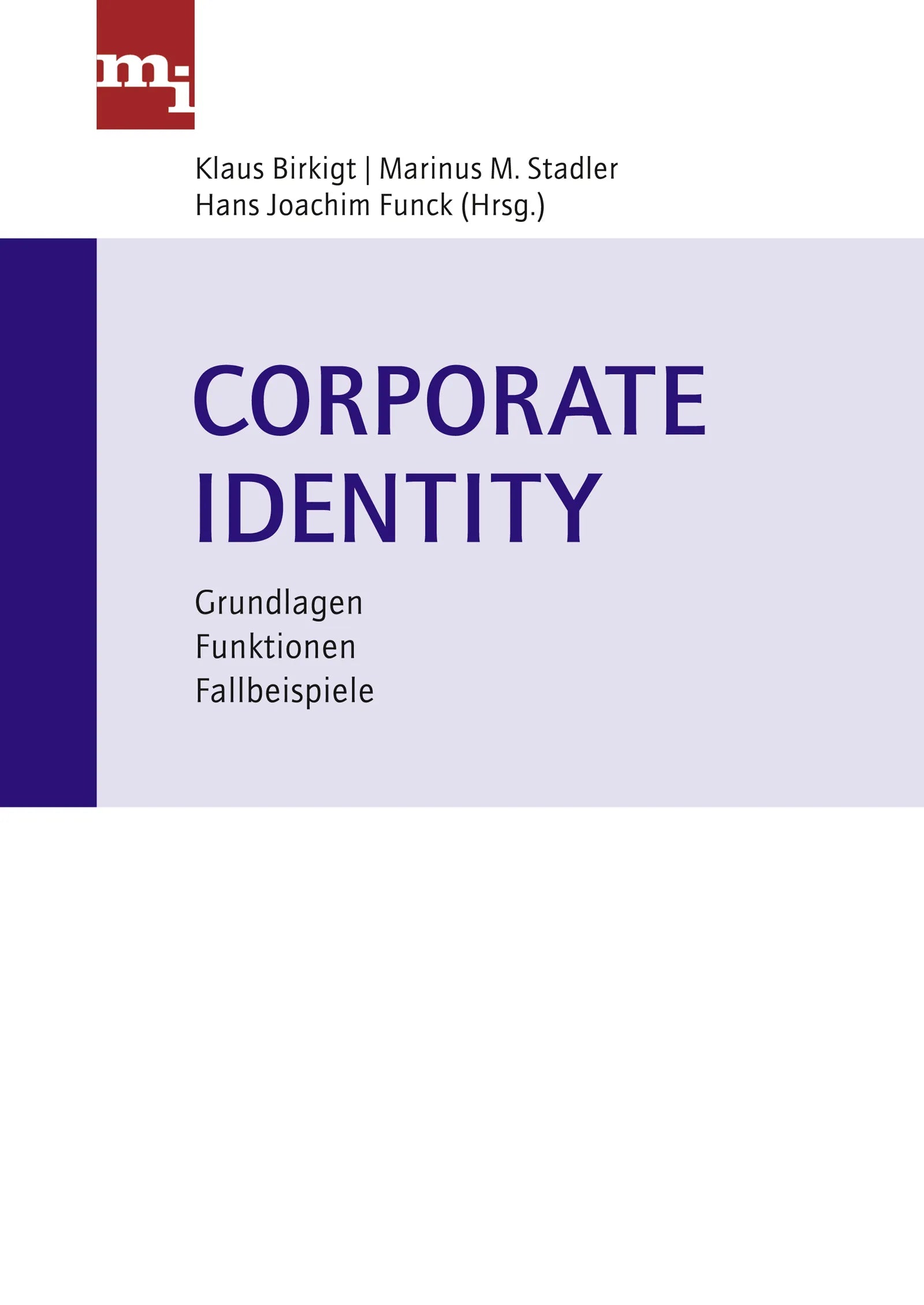Buchcover von 'Corporate Identity' - Taschenbuch von Gisela Birkigt