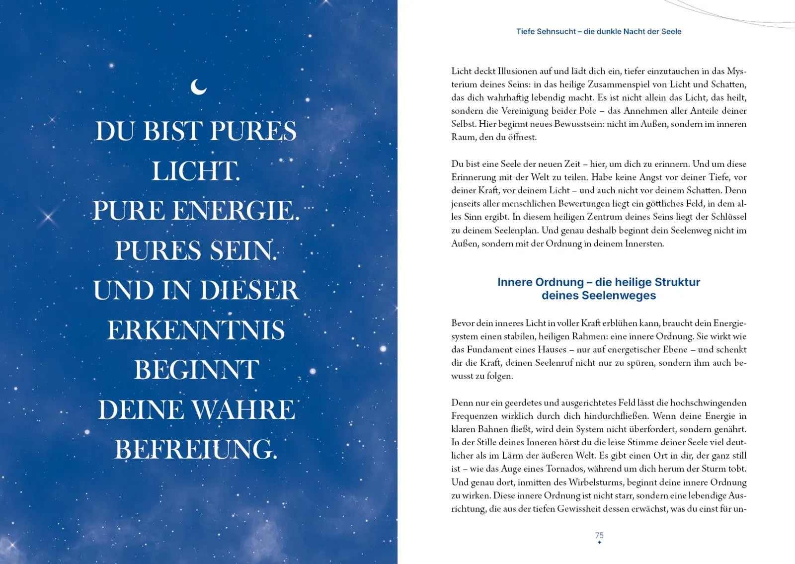 Innenansicht von 'Cosmic Light Codes – Deine Verbindung zu höheren Dimensionen' - Taschenbuch