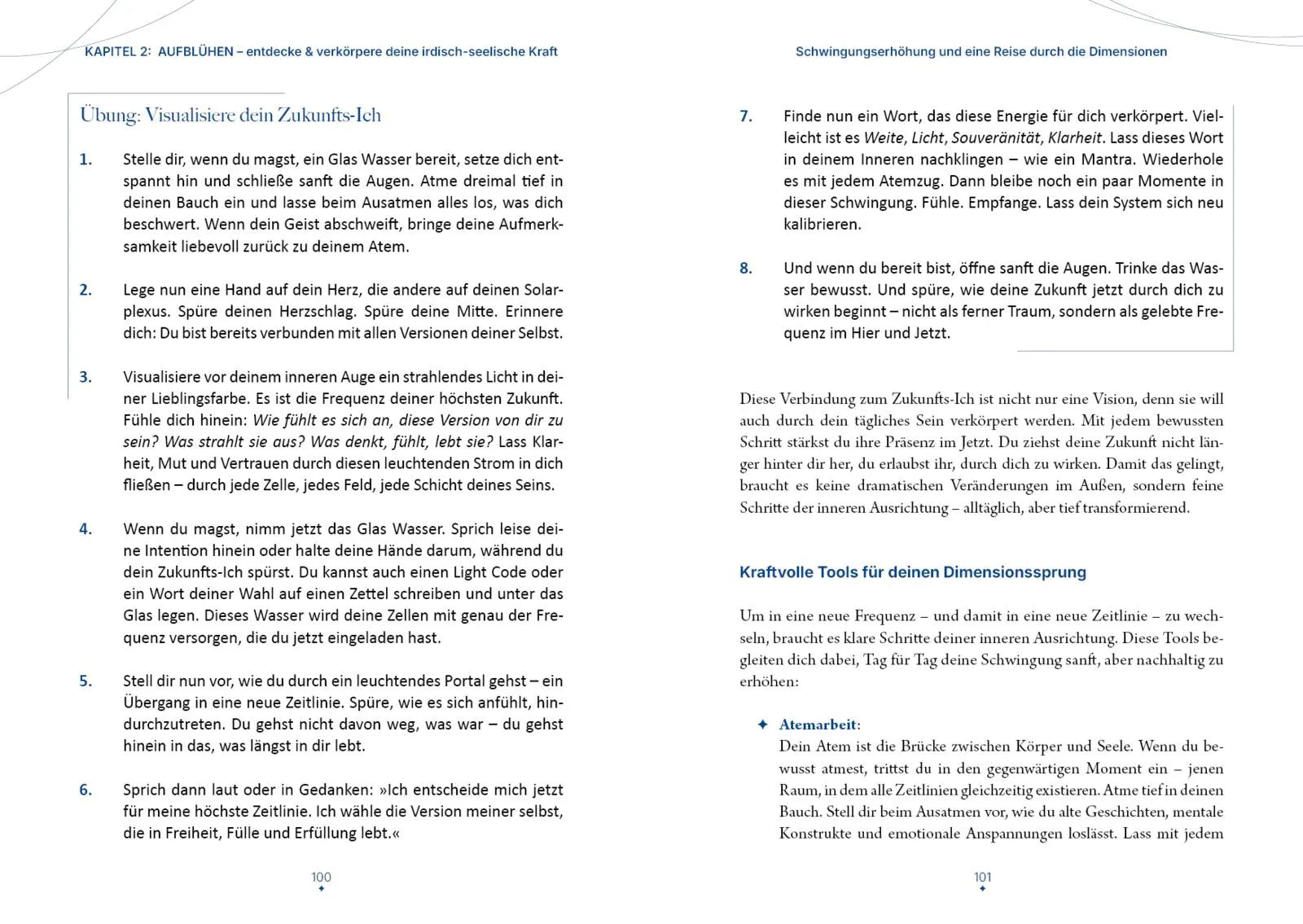 Innenansicht von 'Cosmic Light Codes – Deine Verbindung zu höheren Dimensionen' - Taschenbuch