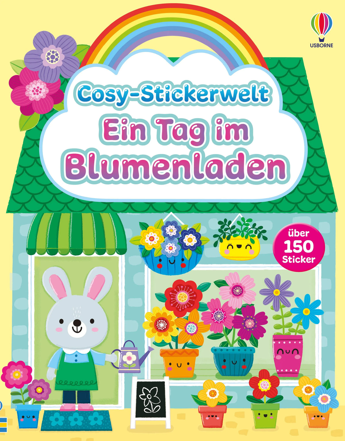 Cover: Cosy-Stickerwelt: Ein Tag im Blumenladen (Taschenbuch) von Lesley Sims