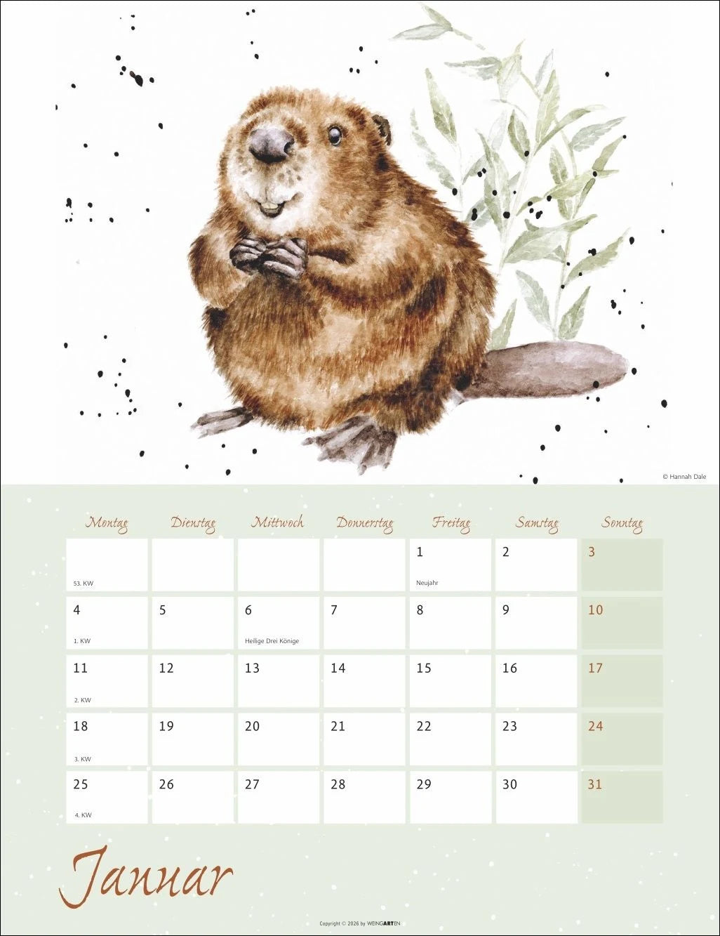 Country Life Kalender 2027 – Ansicht