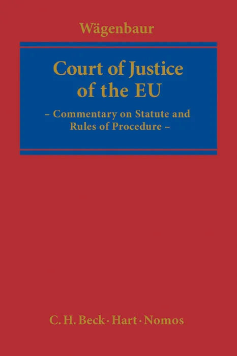 Buchcover von 'Court of Justice of the European Union' - Gebundene Ausgabe von Bertrand Wägenbaur