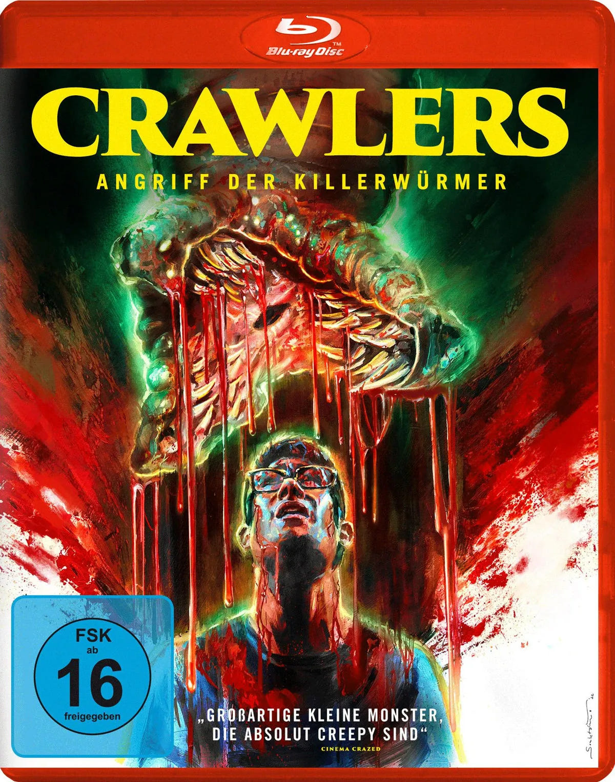 Crawlers - Angriff der Killerwürmer - Blu-ray Disc