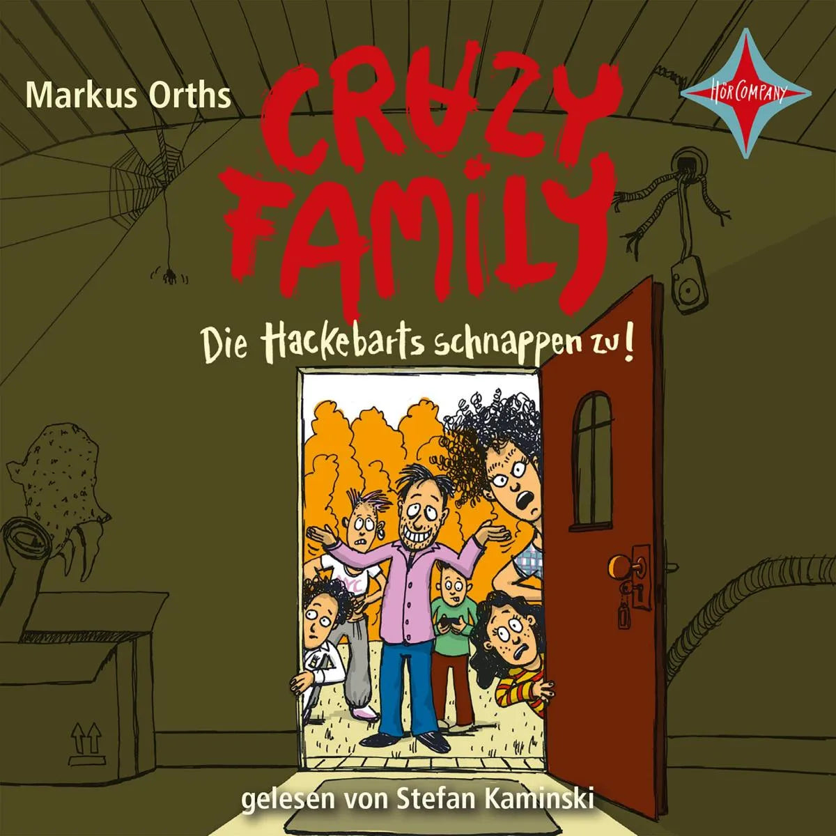 Cover: Crazy Family - Die Hackebarts schnappen zu! (Hörbuch Download) von Markus Orths