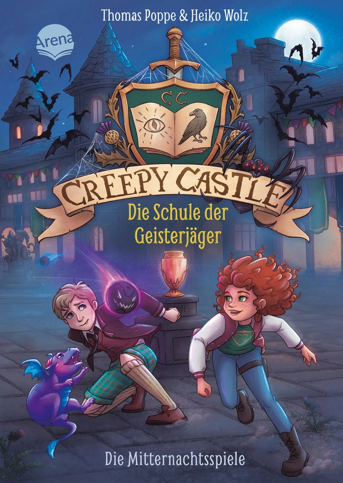 Cover: Creepy Castle – Die Schule der Geisterjäger (Hardcover) von Thomas Poppe