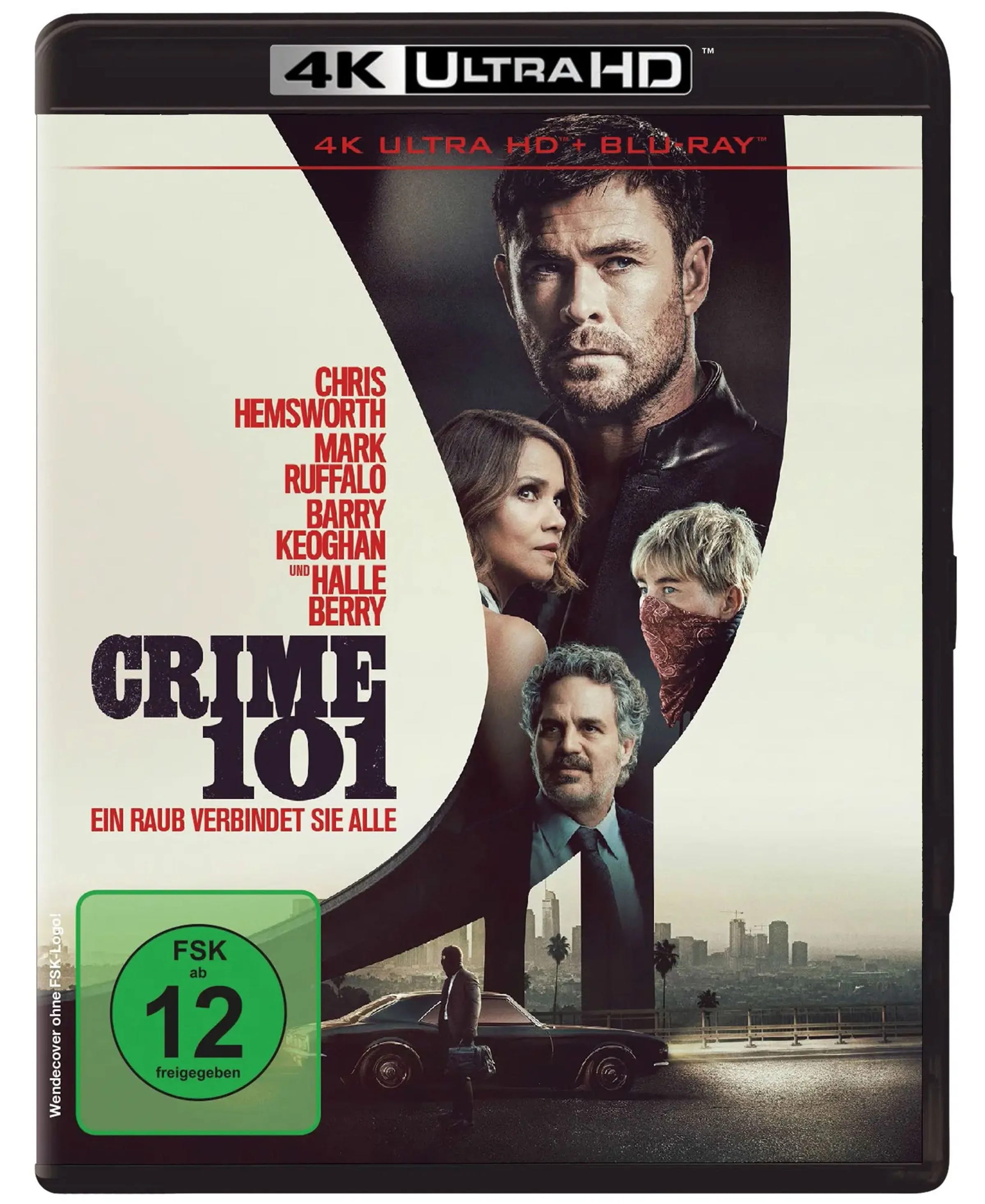4K UHD Blu-ray-Cover: Crime 101. Regie: Bart Layton