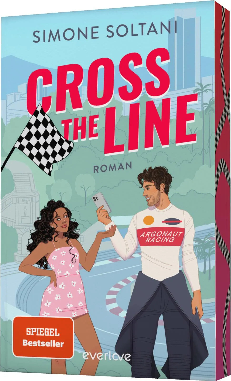 Detailansicht: Cross the Line – Auf der Rennstrecke kämpft er um den Sieg, im Leben um ihr Herz (Paperback)