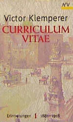 Buchcover von 'Curriculum vitae' - Taschenbuch von Victor Klemperer