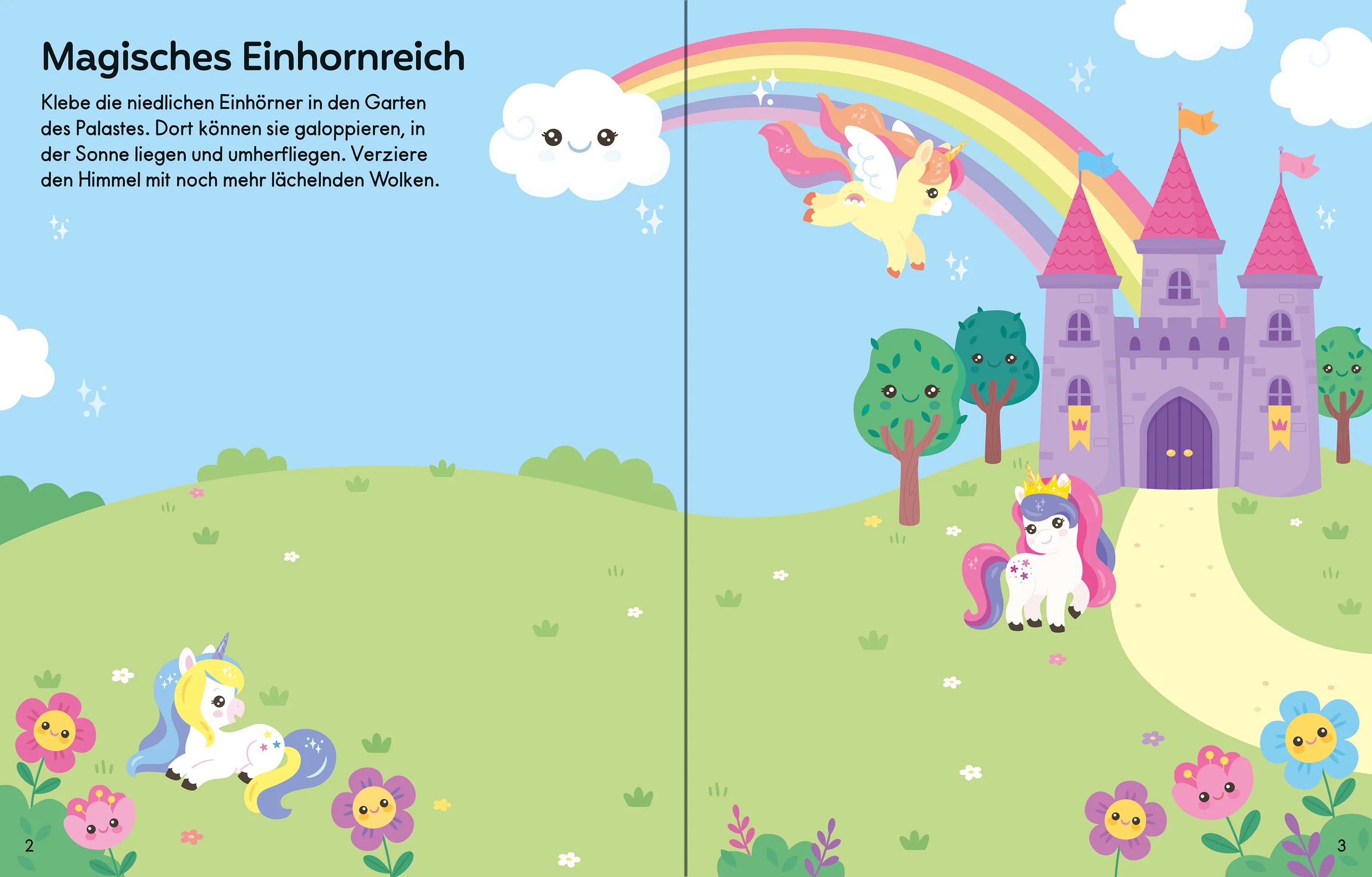 Detailansicht: Cute Things - Mein Stickertraum: Einhörner (Taschenbuch)