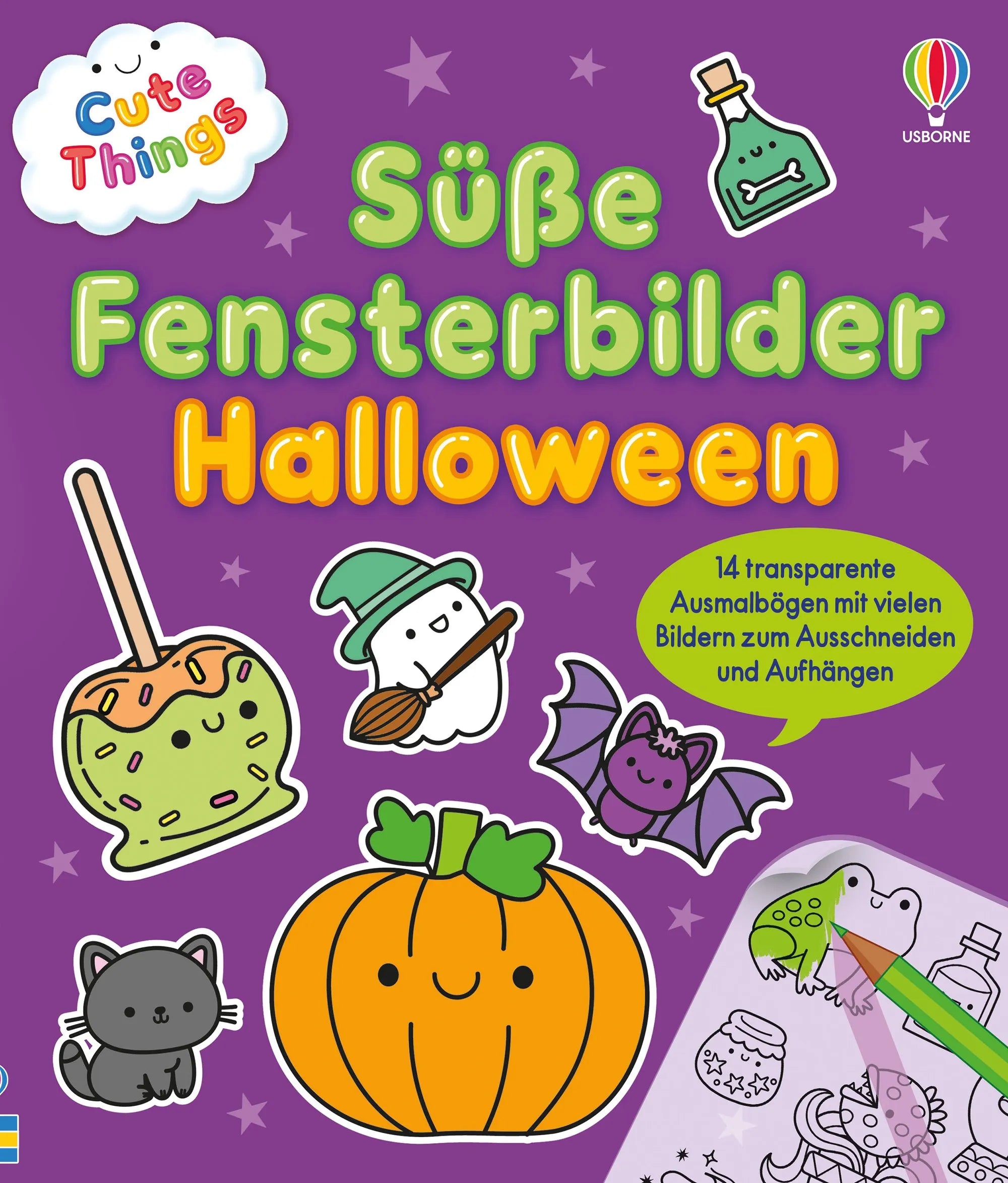 Cover: Cute Things - Süße Fensterbilder Halloween (Taschenbuch) von Kate Nolan