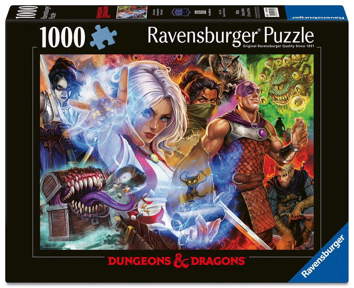 Puzzle: Erwachsenenpuzzle 1000 Teile - D&D - Quest Accepted