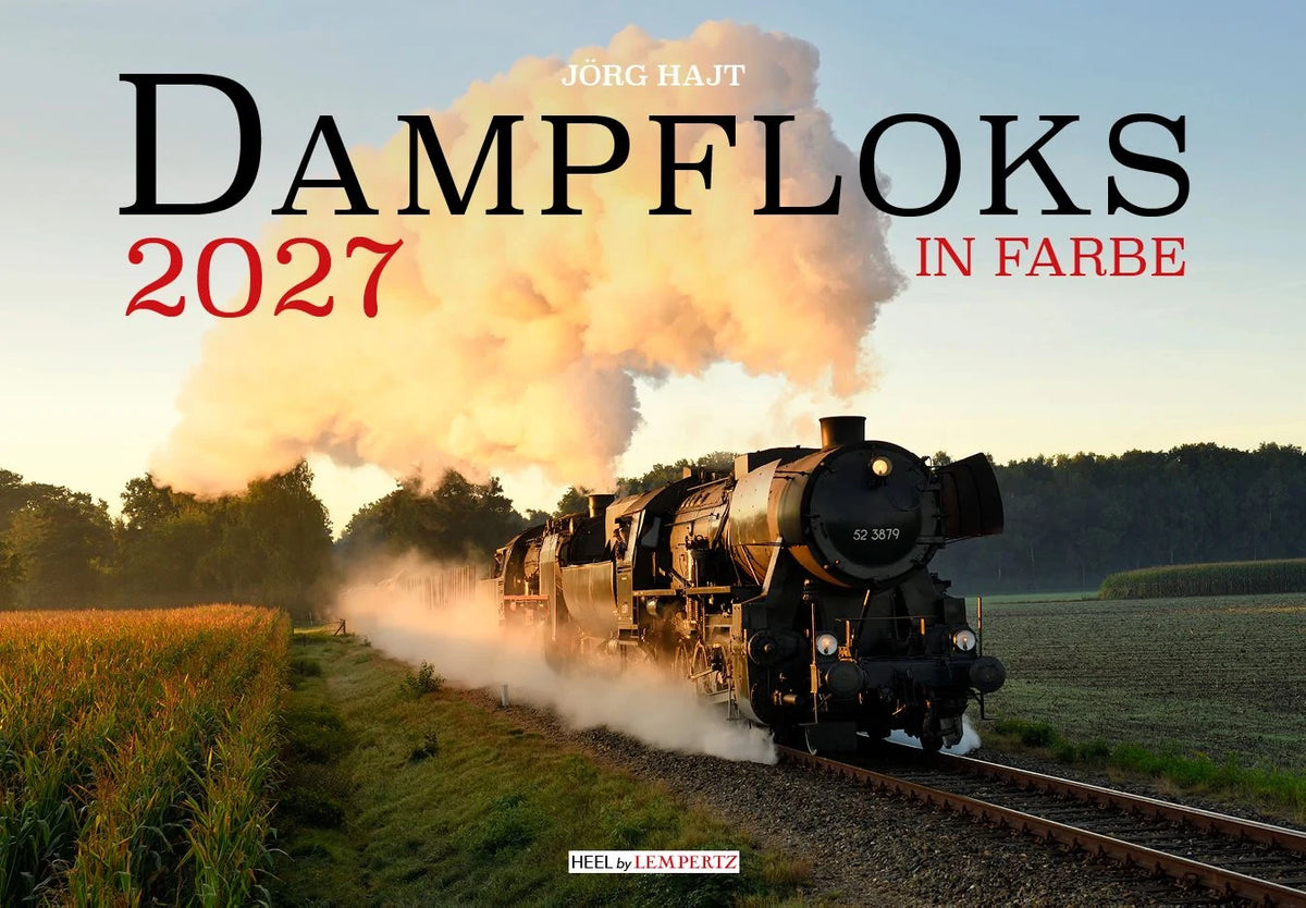Wandkalender: Dampfloks in Farbe Kalender 2027