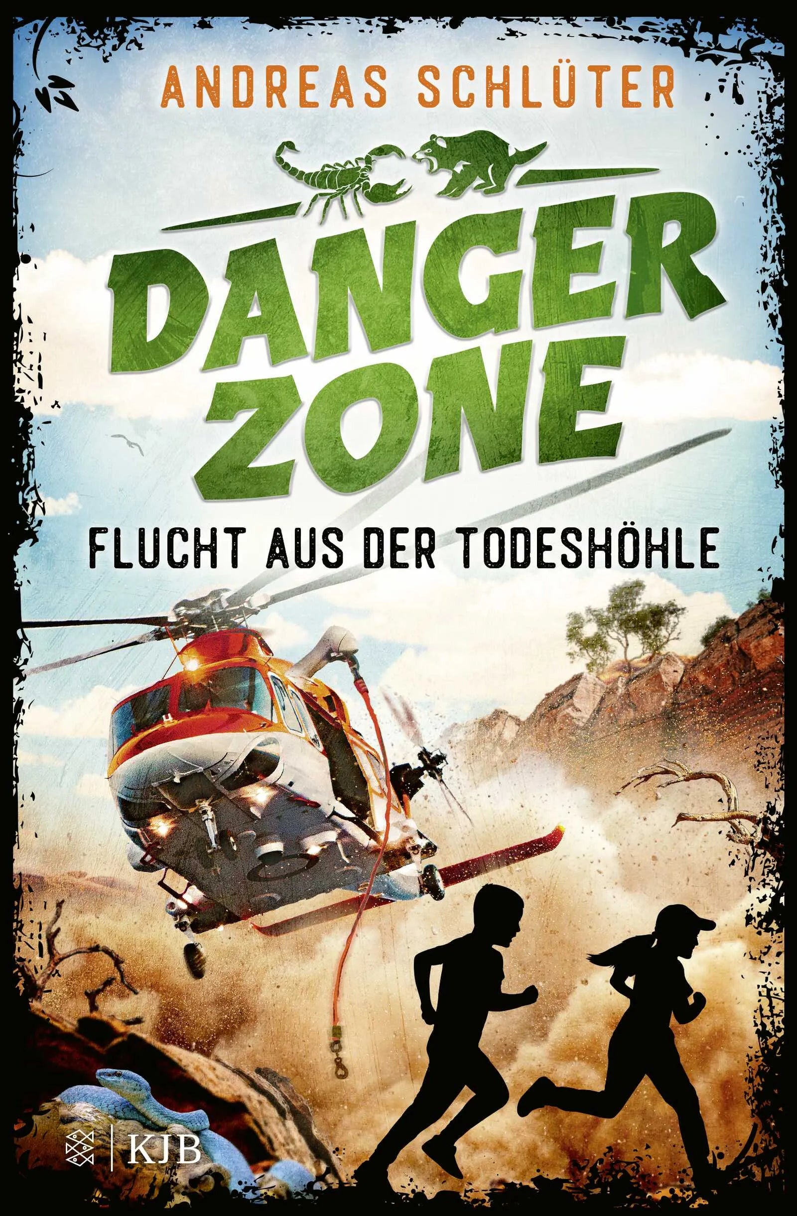 Buchcover von 'Dangerzone – Flucht aus der Todeshöhle' - Gebundene Ausgabe von Andreas Schlüter