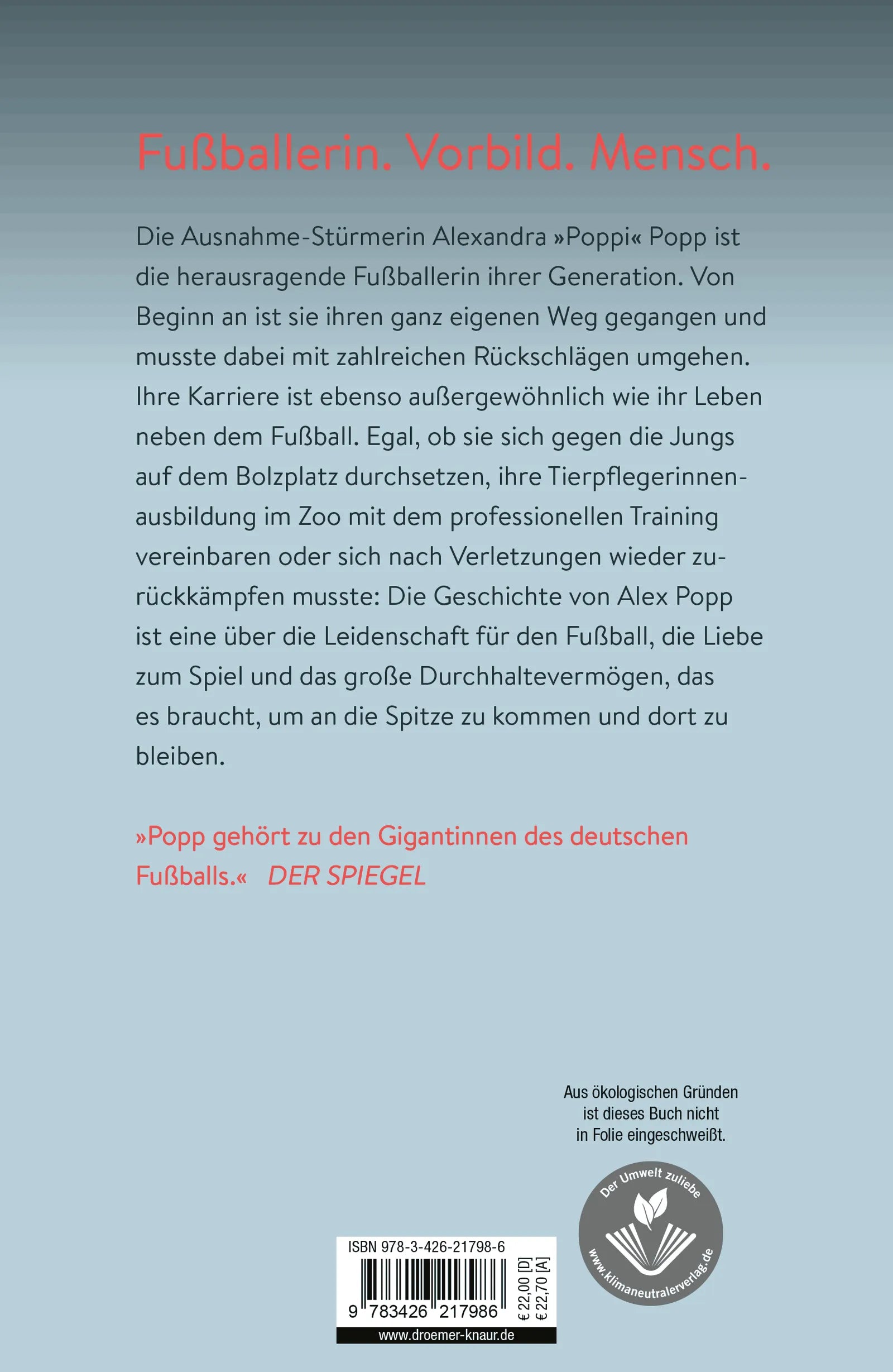Rückseite: Dann zeige ich es euch eben auf dem Platz (Hardcover)