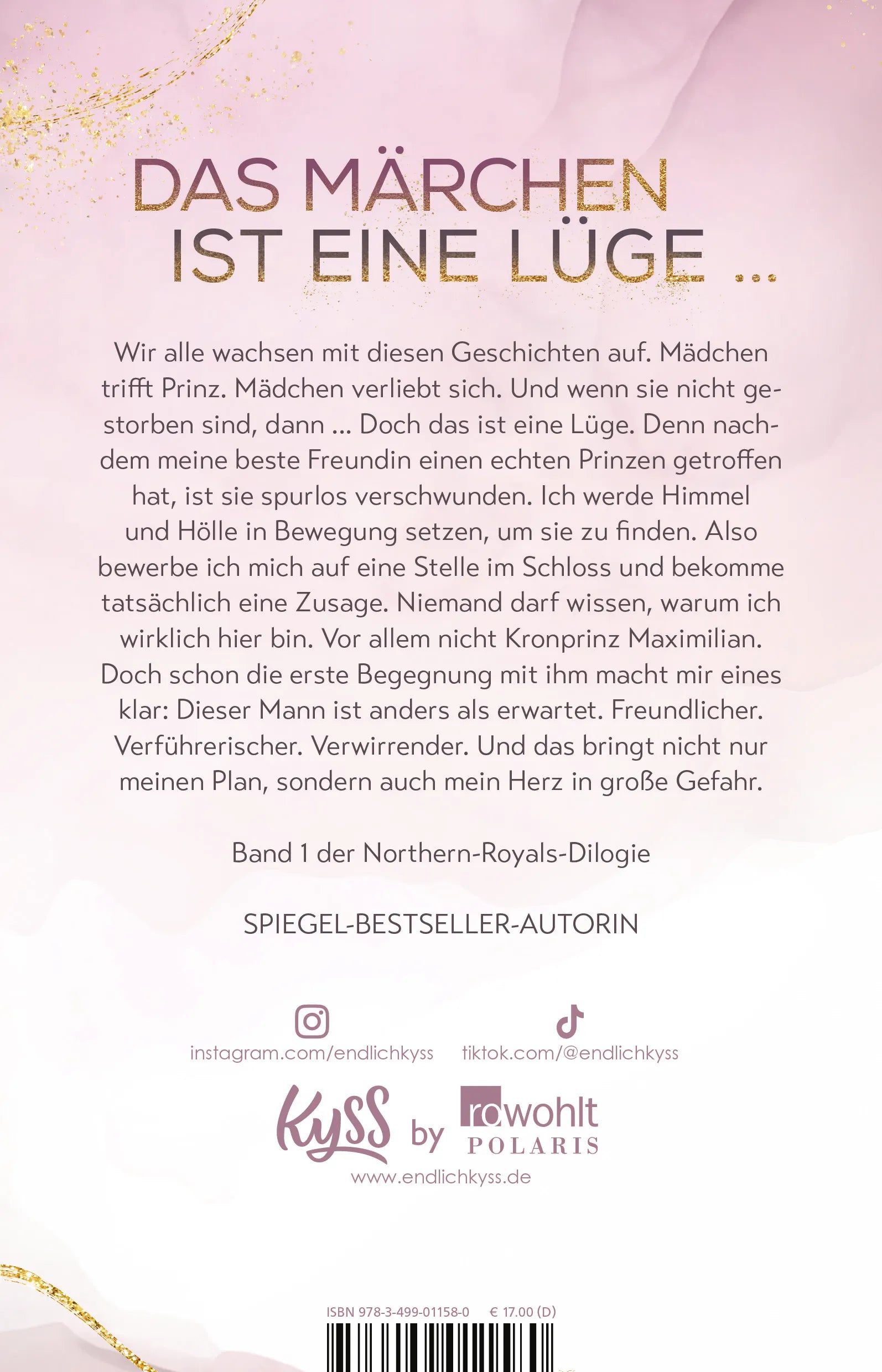 Rückseite: Dark Cinderella (Paperback)