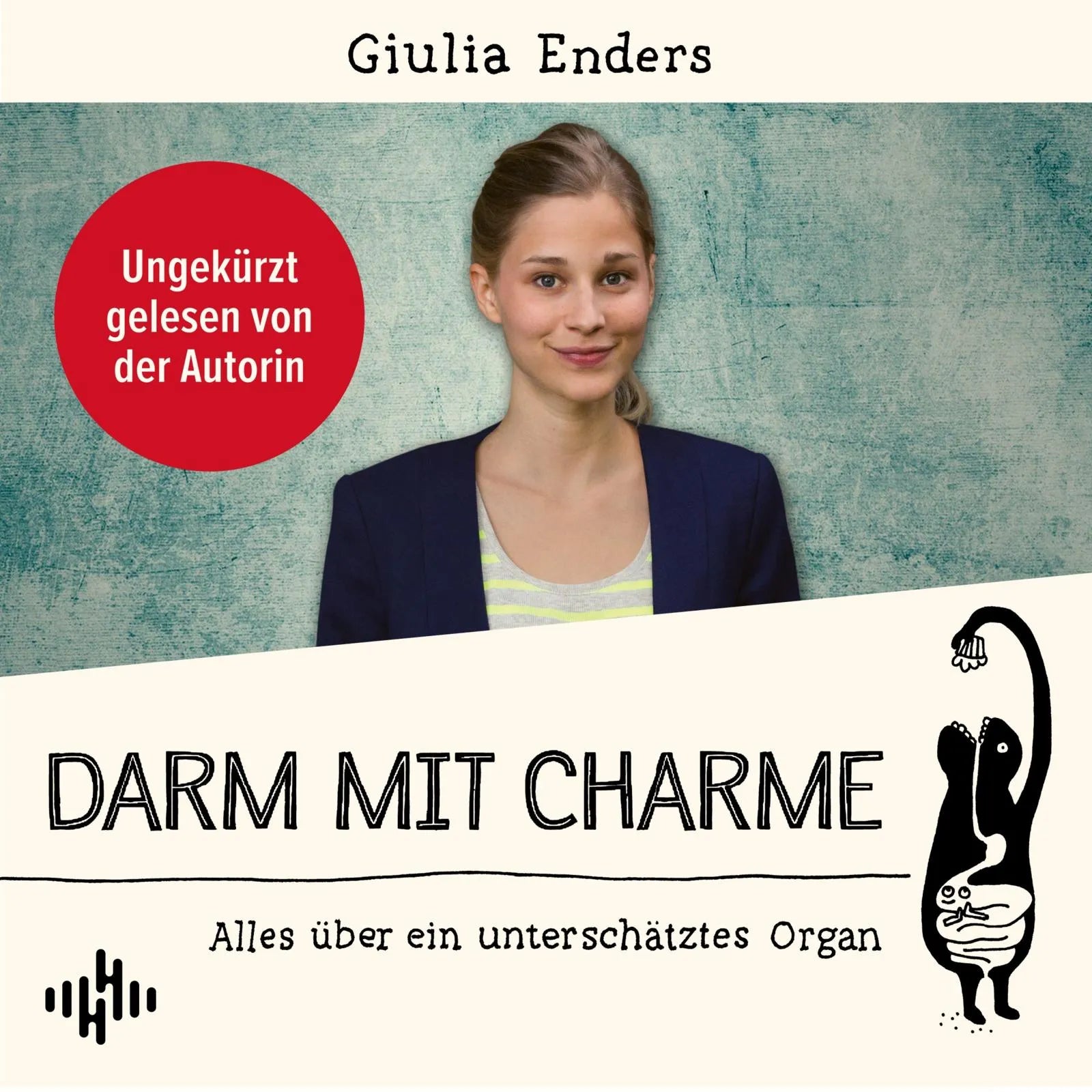 Buchcover von 'Darm mit Charme' - Hörbuch (CD) von Giulia Enders