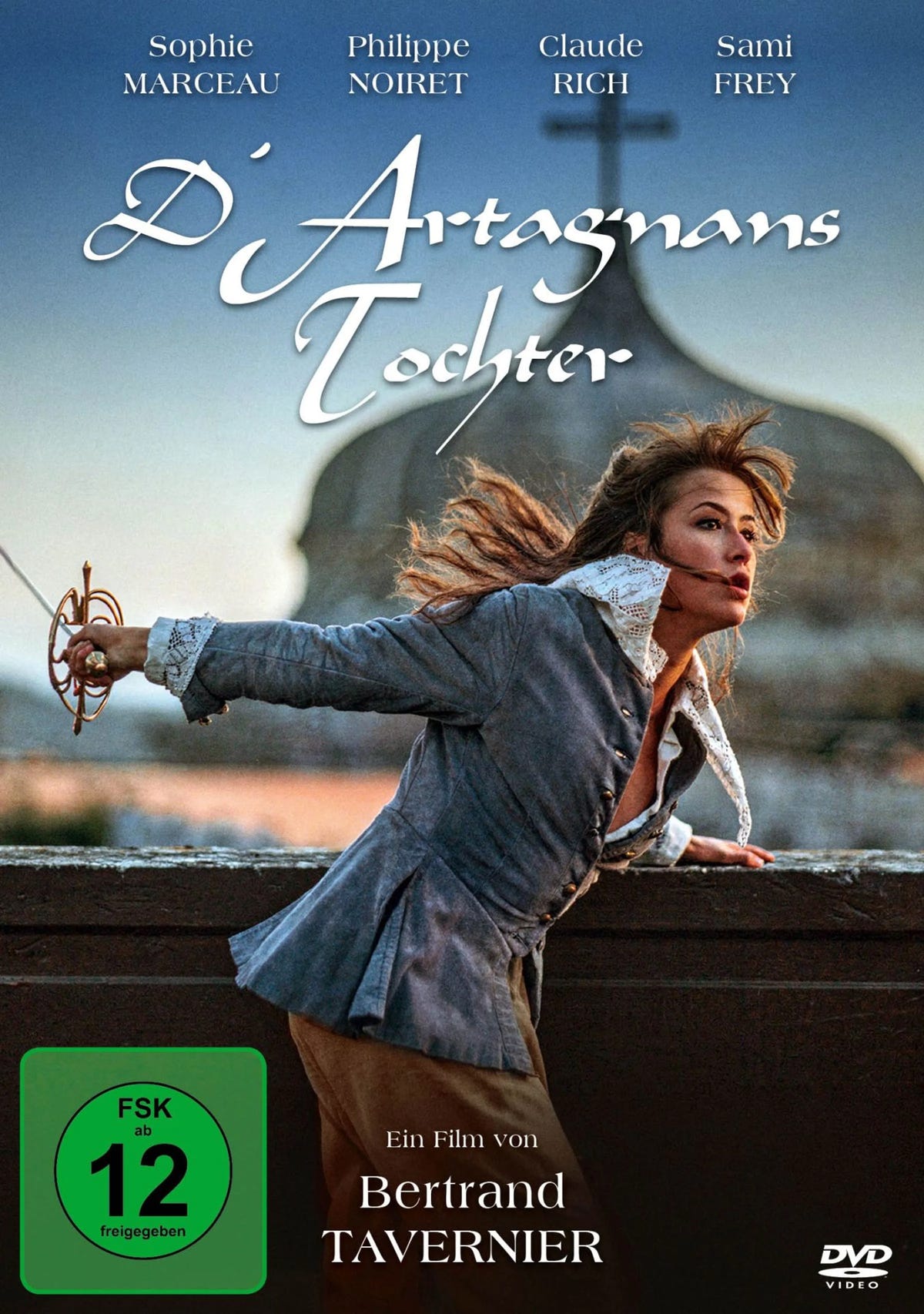 DVD-Cover: D'Artagnans Tochter. Regie: Bertrand Tavernier