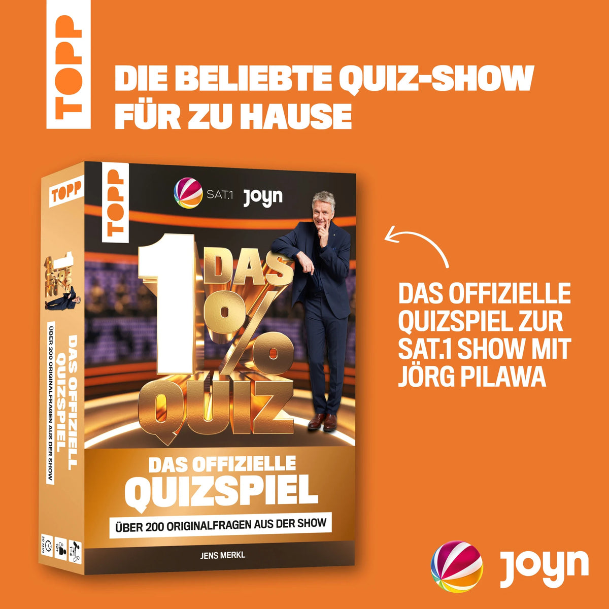 Das 1% Quiz – Wie clever bist du? Das offizielle Quizspiel mit Fragen aus der Show – Ansicht