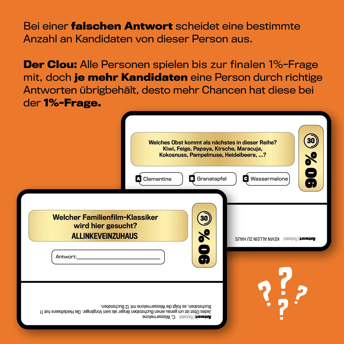 Das 1% Quiz – Wie clever bist du? Das offizielle Quizspiel mit Fragen aus der Show – Ansicht