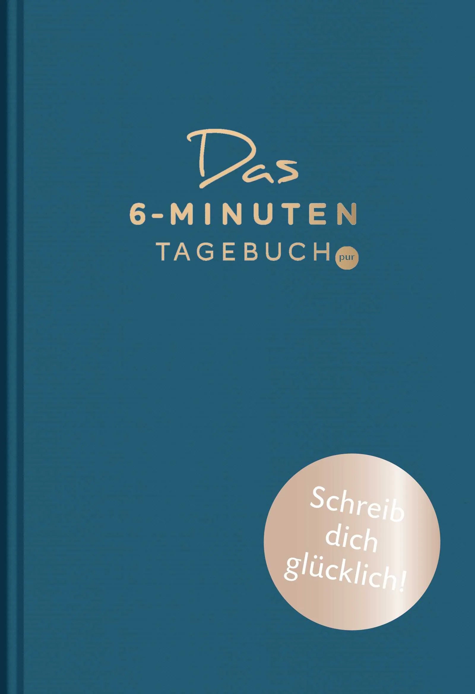 Buchcover von 'Das 6-Minuten-Tagebuch pur' - Gebundene Ausgabe von Dominik Spenst