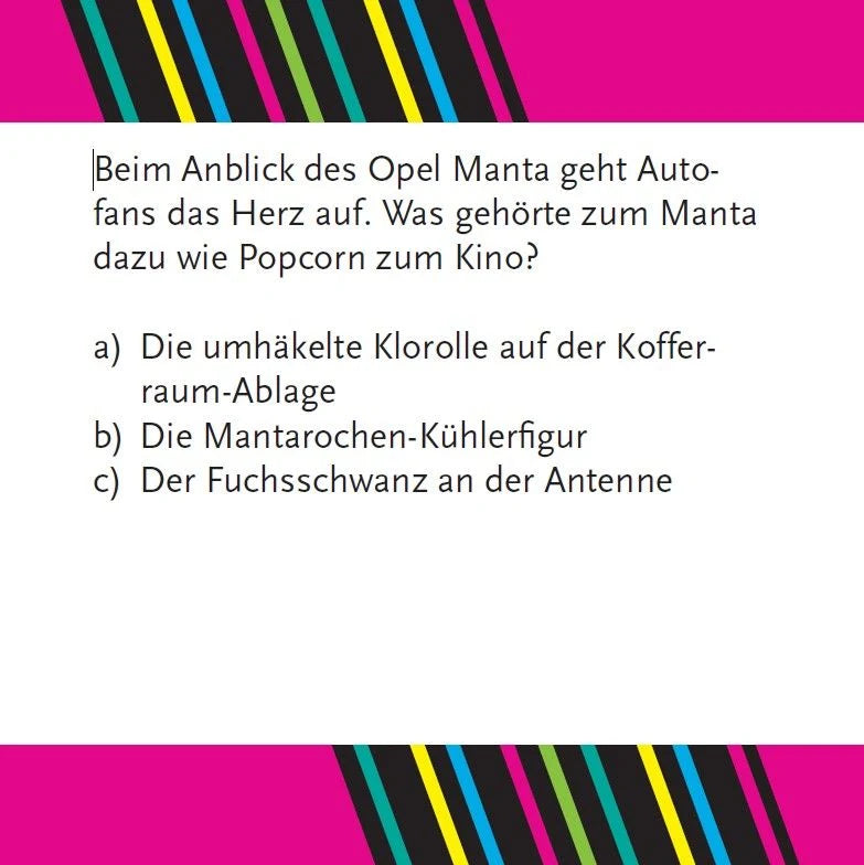 Das 80er Quiz – Ansicht