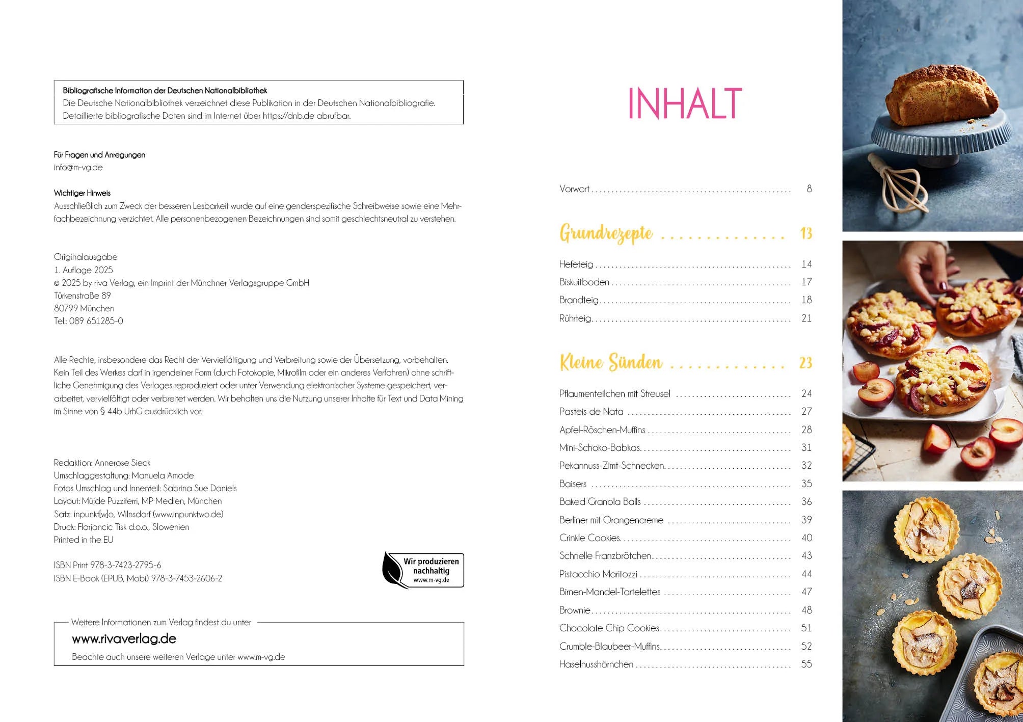 Innenansicht von 'Das Airfryer-Backbuch' - Taschenbuch