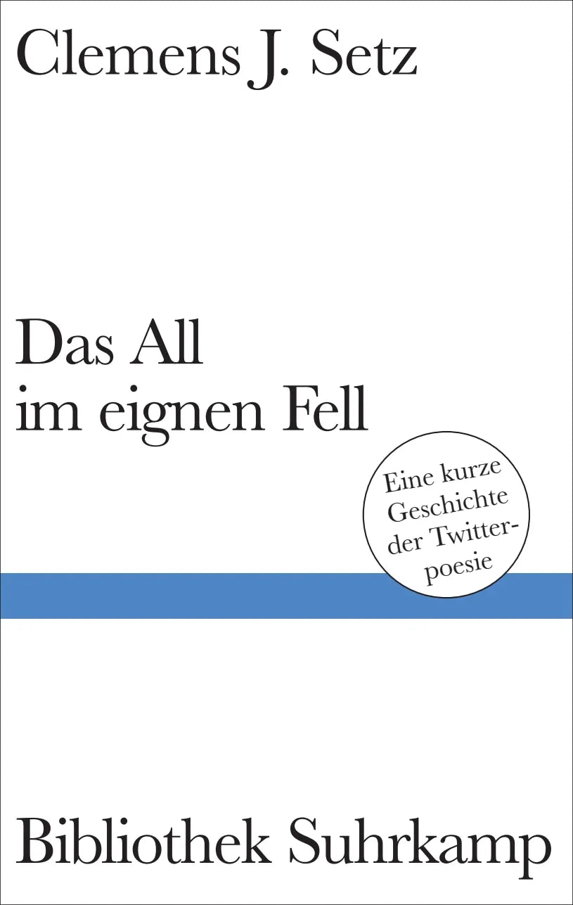 Buchcover von 'Das All im eignen Fell' - Gebundene Ausgabe von Clemens J. Setz