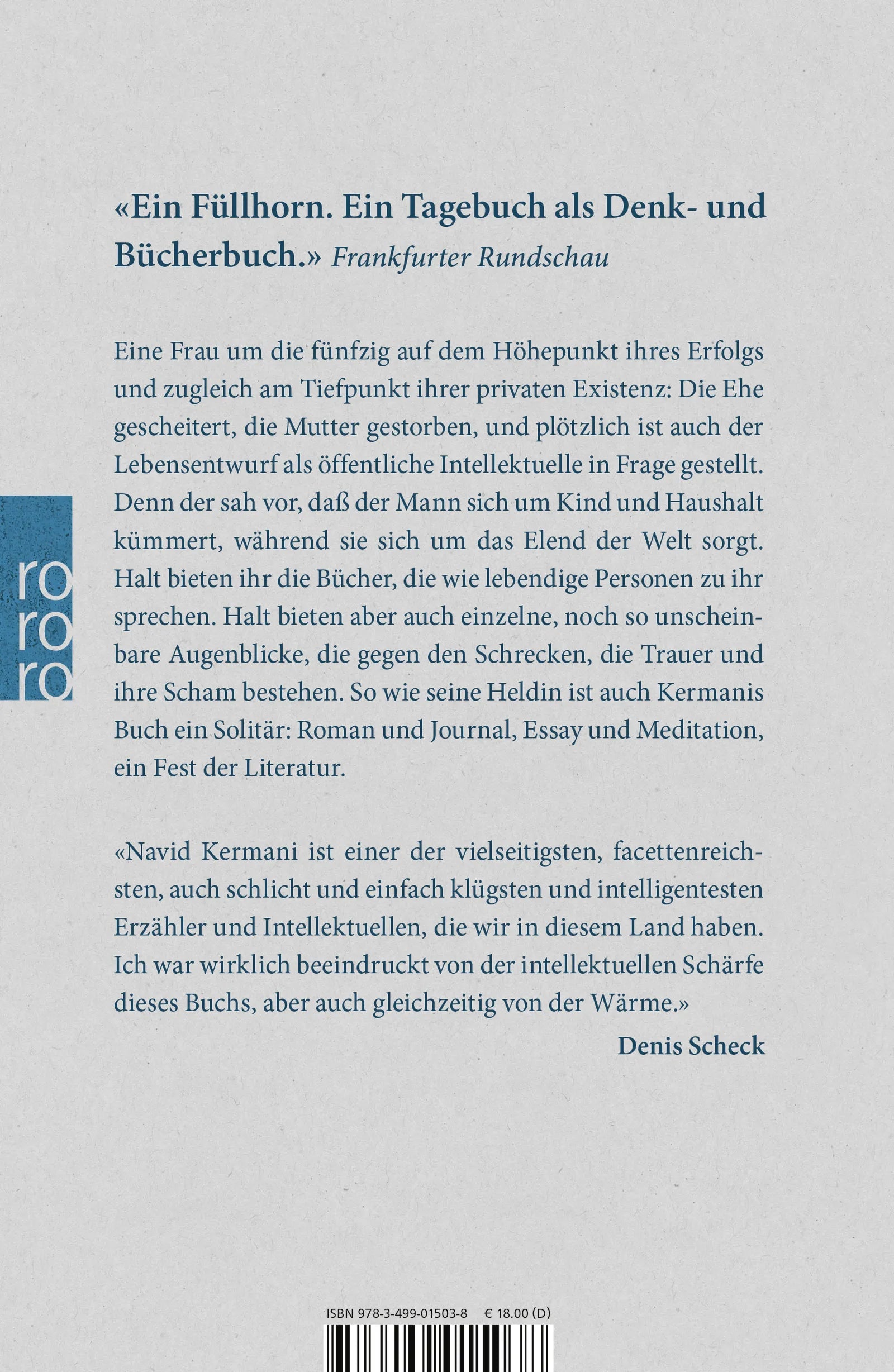 Buchrückseite von 'Das Alphabet bis S' mit Klappentext - Taschenbuch