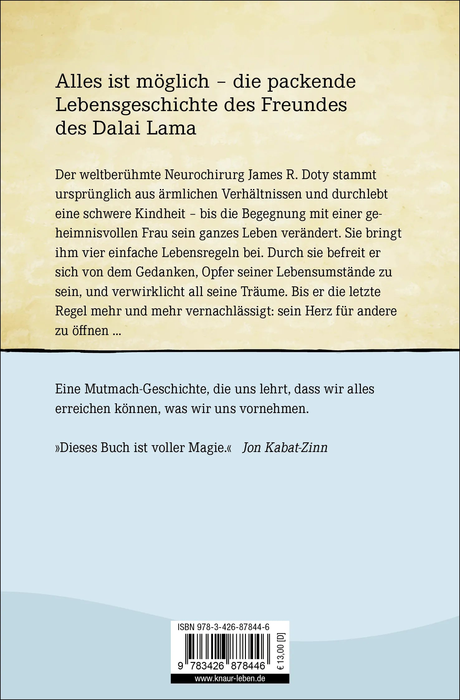 Buchrückseite von 'Das Alphabet des Herzens' mit Klappentext - Taschenbuch