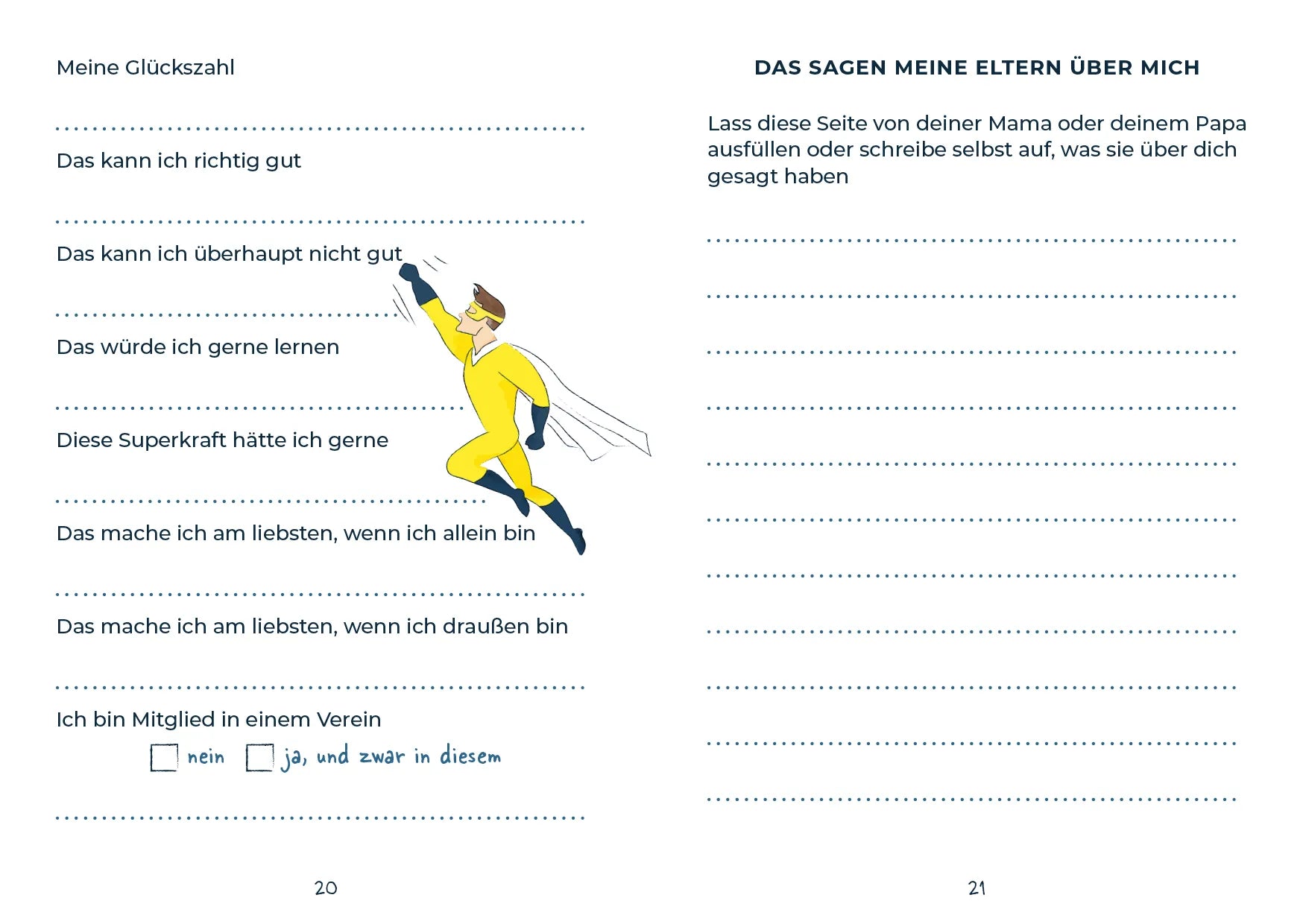 Innenansicht von 'Das bin ich mit 10' - Gebundene Ausgabe