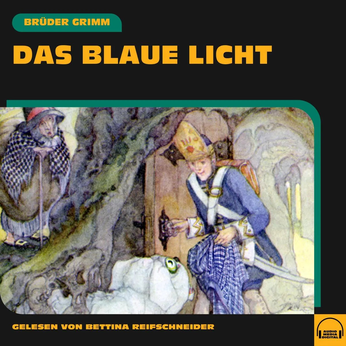 Cover: Das blaue Licht (Hörbuch Download) von Brüder Grimm