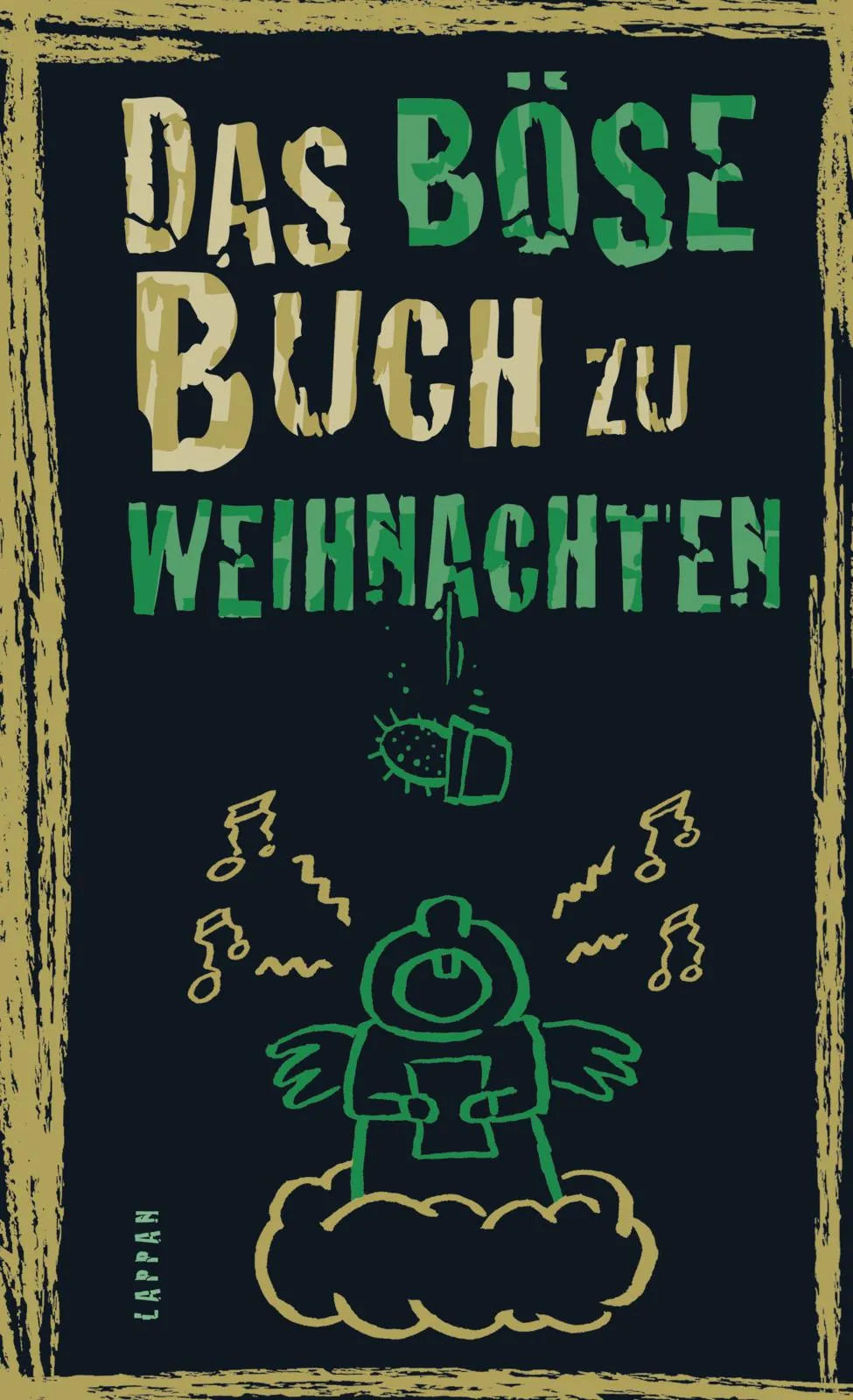 Buchcover von 'Das böse Buch zu Weihnachten' - Gebundene Ausgabe von Peter Gitzinger