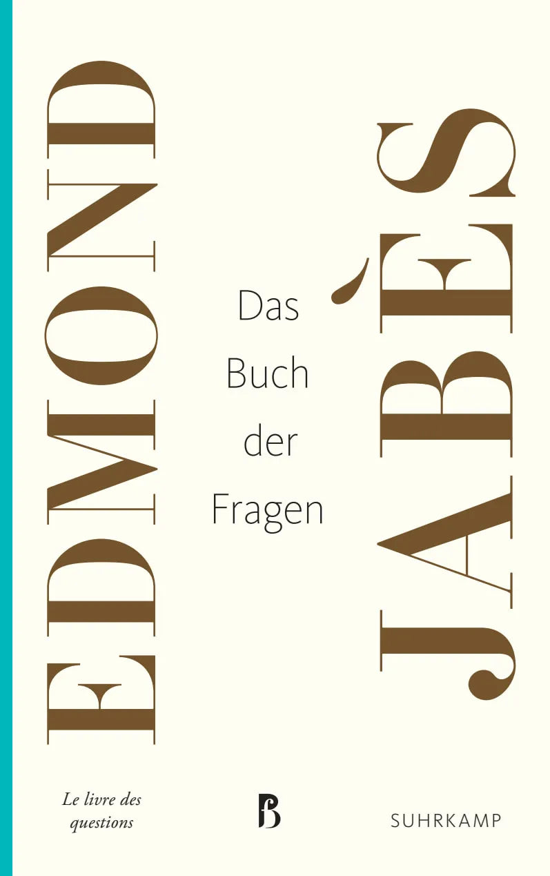 Buchcover von 'Das Buch der Fragen' - Taschenbuch von Edmond Jabès