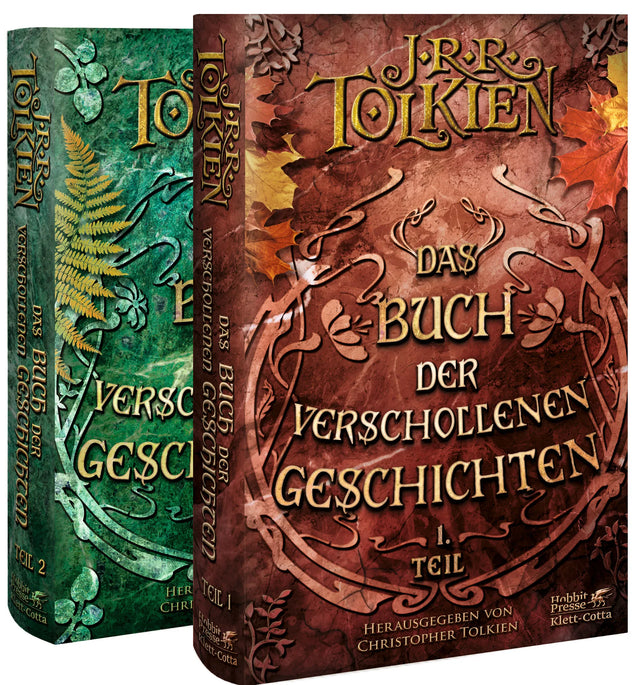 Buchcover von 'Das Buch der verschollenen Geschichten. Teil 1 + 2' - Gebundene Ausgabe von J.R.R. Tolkien