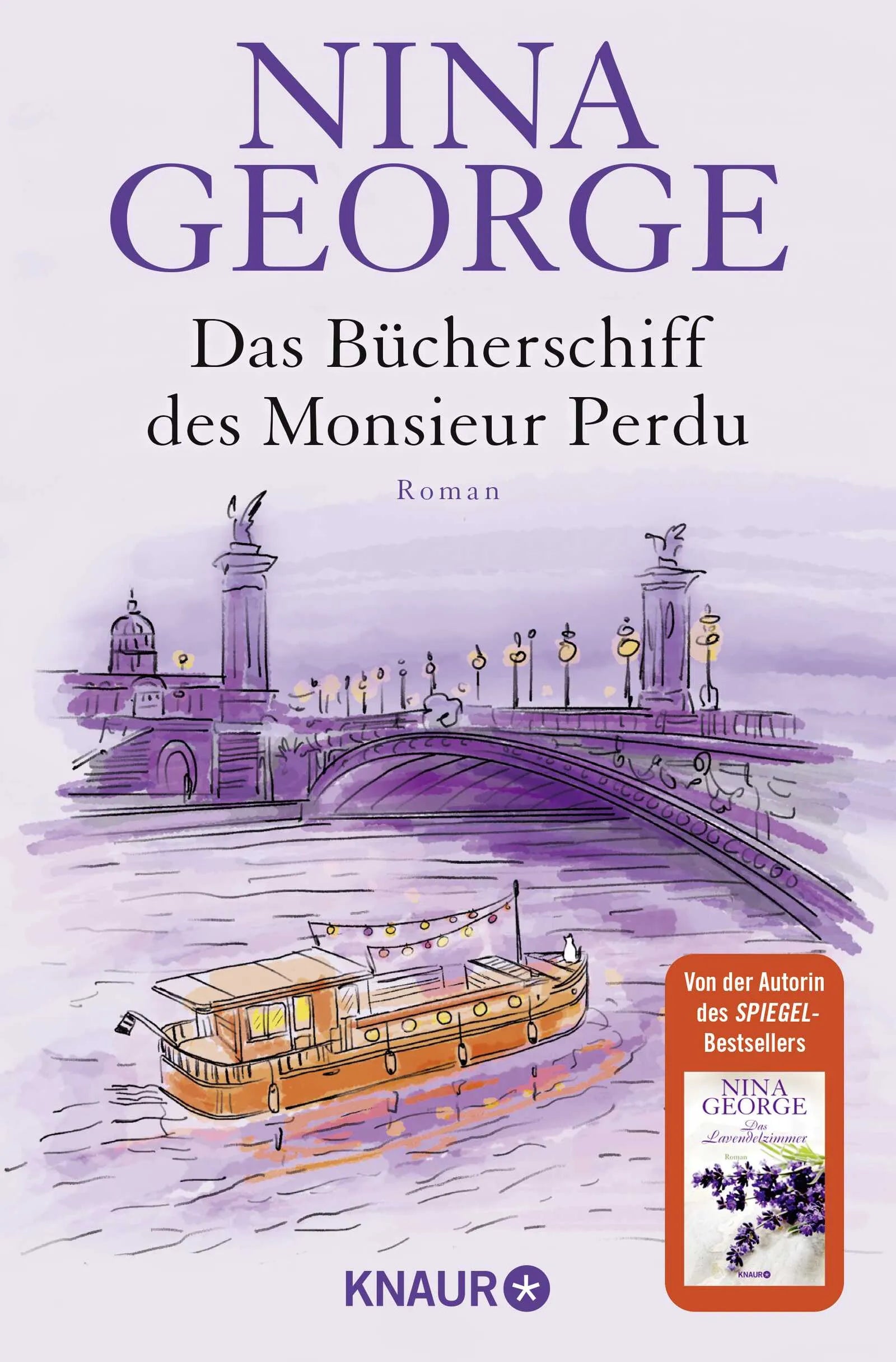 Buchcover von 'Das Bücherschiff des Monsieur Perdu' - Taschenbuch von Nina George